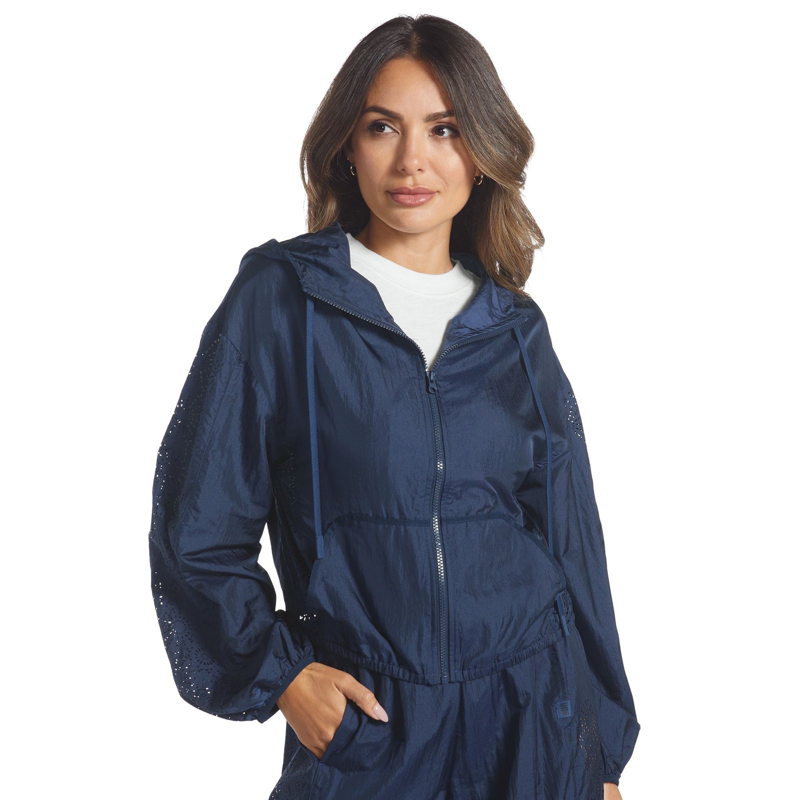 UGG Chiara Full-Zip Hooded Jacket Navy Jackets 3X