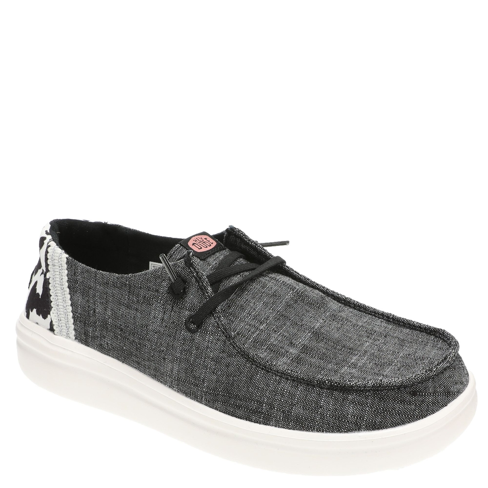 Hey Dude Wendy Rise Animal Women's Black Slip On 7 M