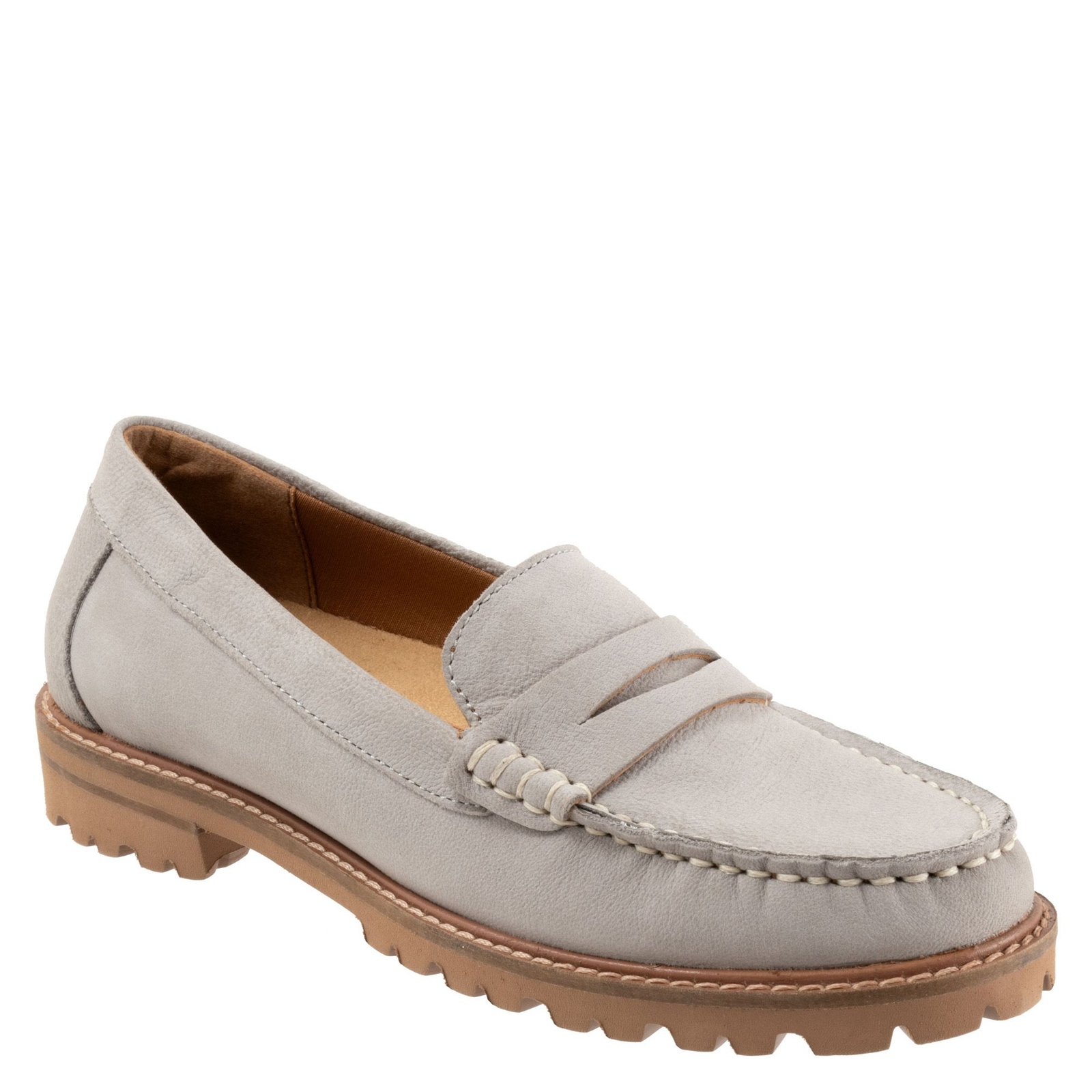 Trotters Francey Women's Grey Slip On 12 W