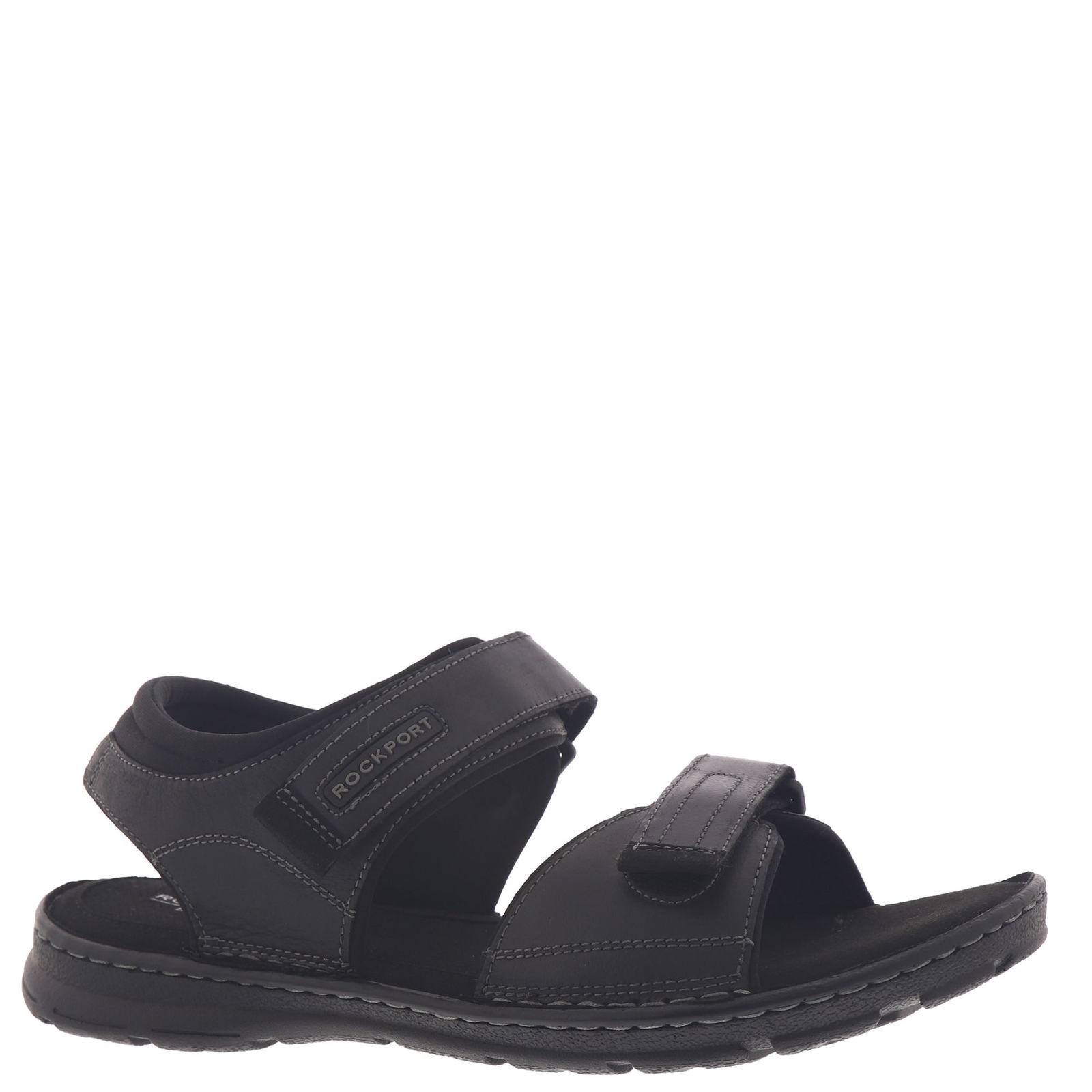 Rockport Darwyn Quarter Strap Men's Black Sandal 8.5 W