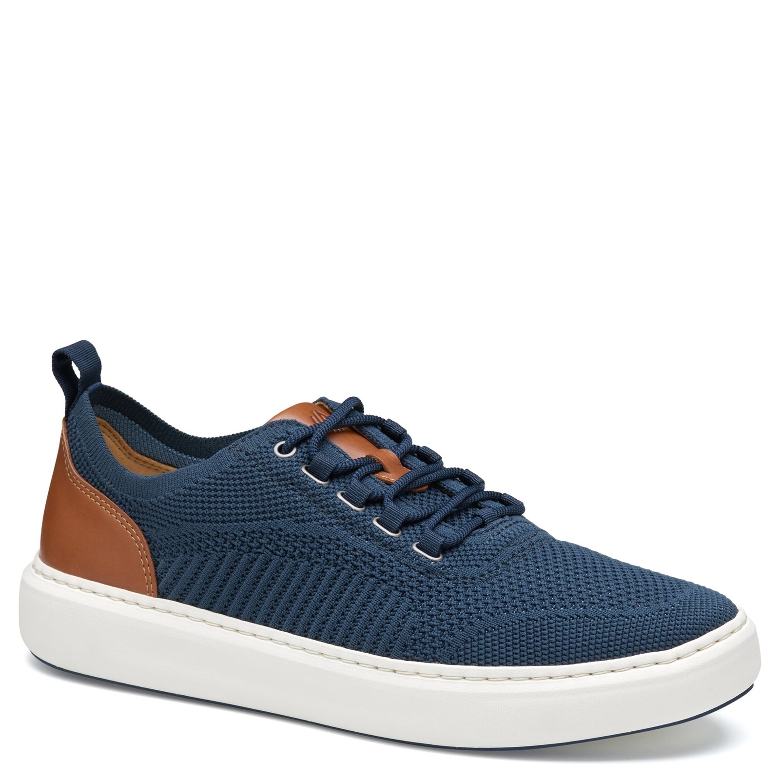 Johnston & Murphy Anders Knit U-Throat Men's Navy Oxford 11.5 M