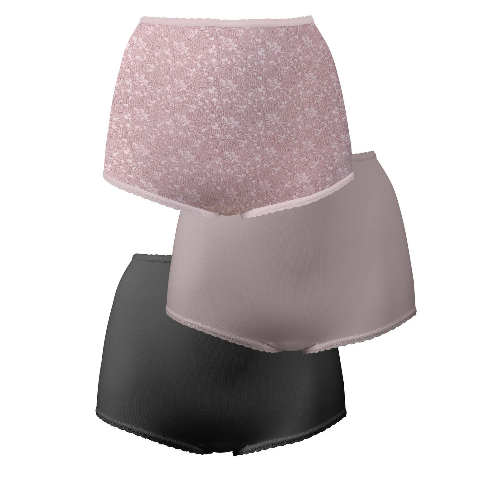 Bali Women's Skimp Skamp Brief 3-Pack Pink Underwear 6