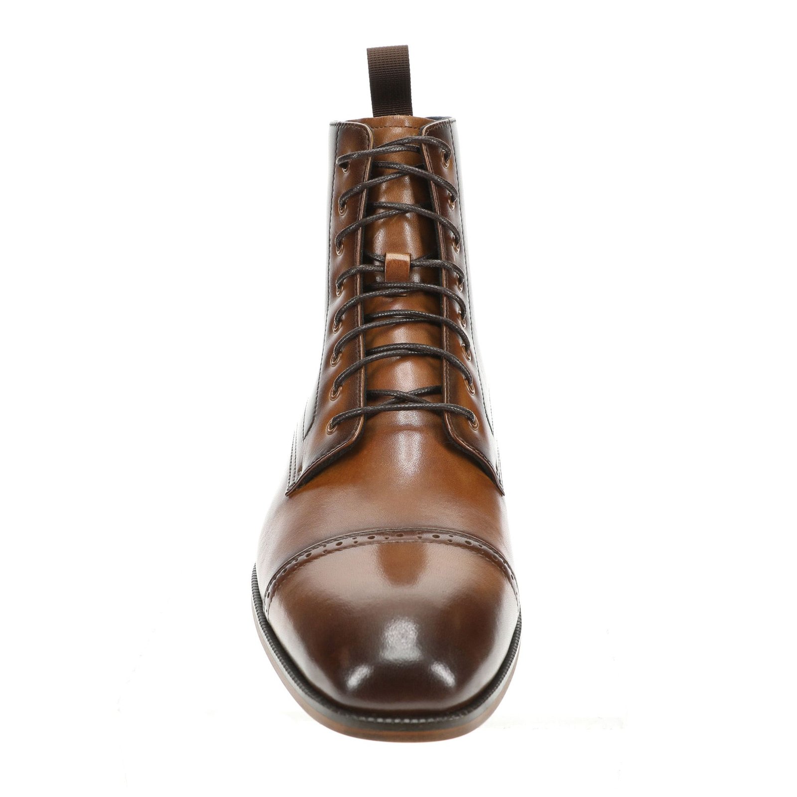 Stacy Adams Shoes Henry Cap Toe Lace Up Boot Tan Size 13 — photo 2