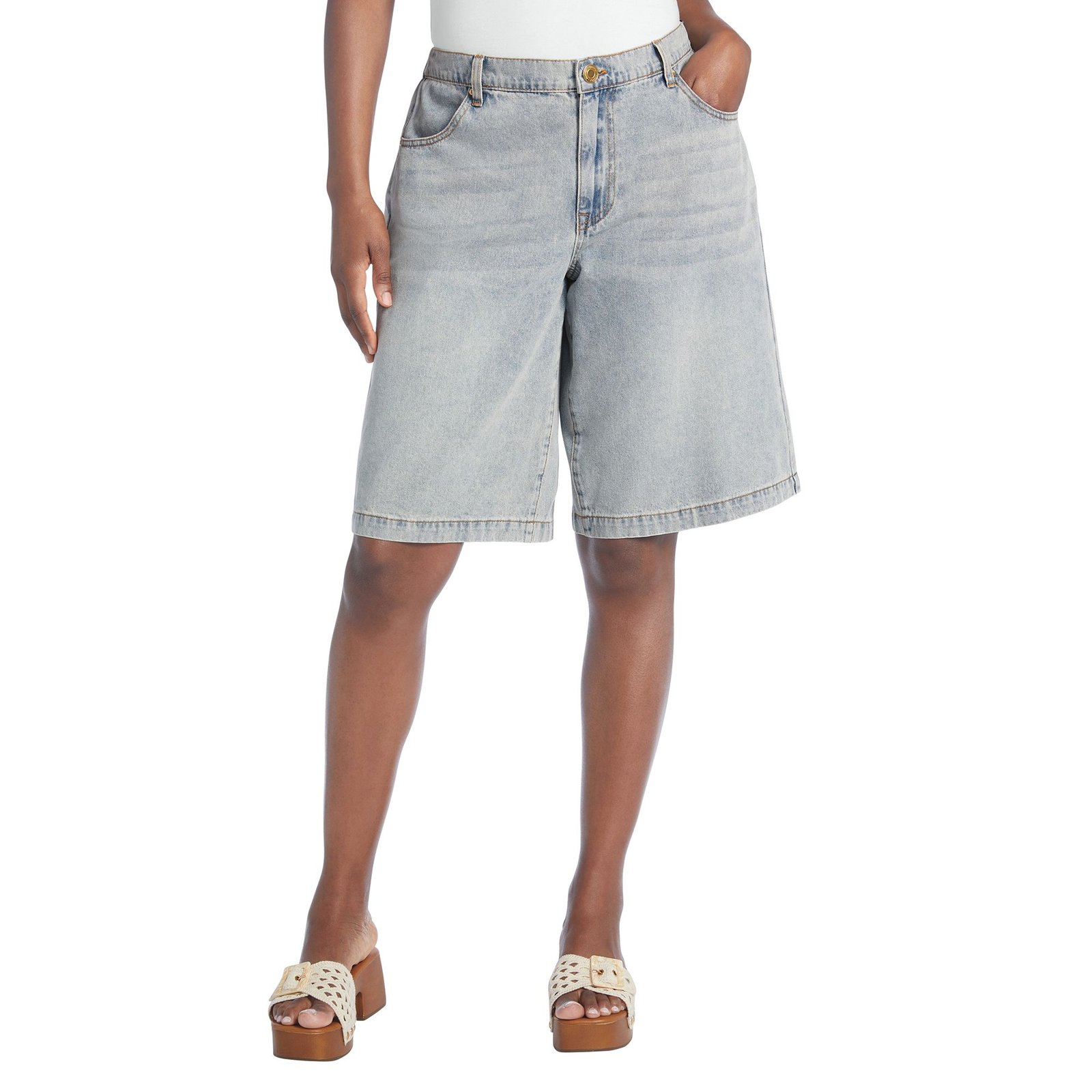 Masseys Vintage Denim Short Black Shorts 4X