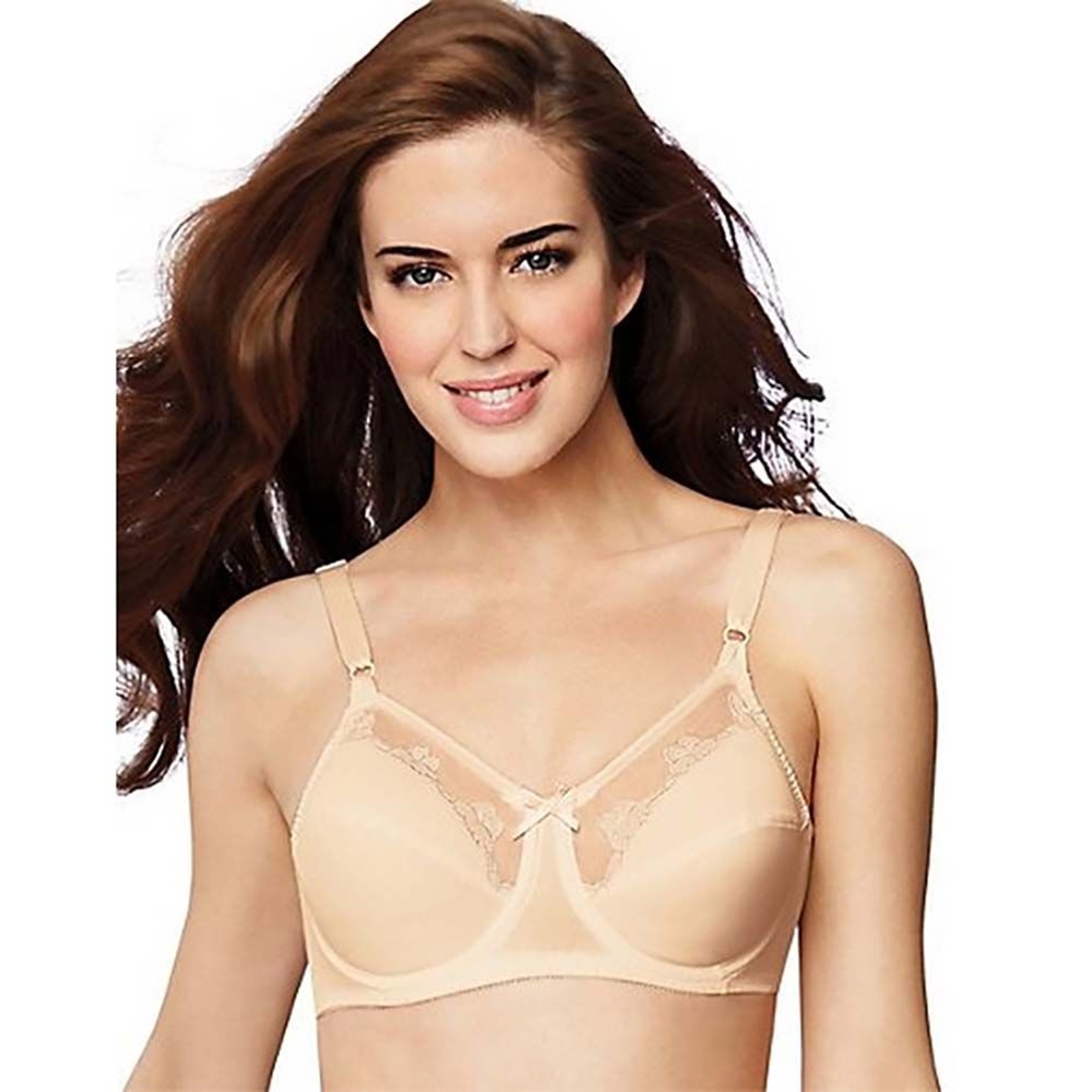 Bali Flower Underwire Bra Tan Bras 42-D