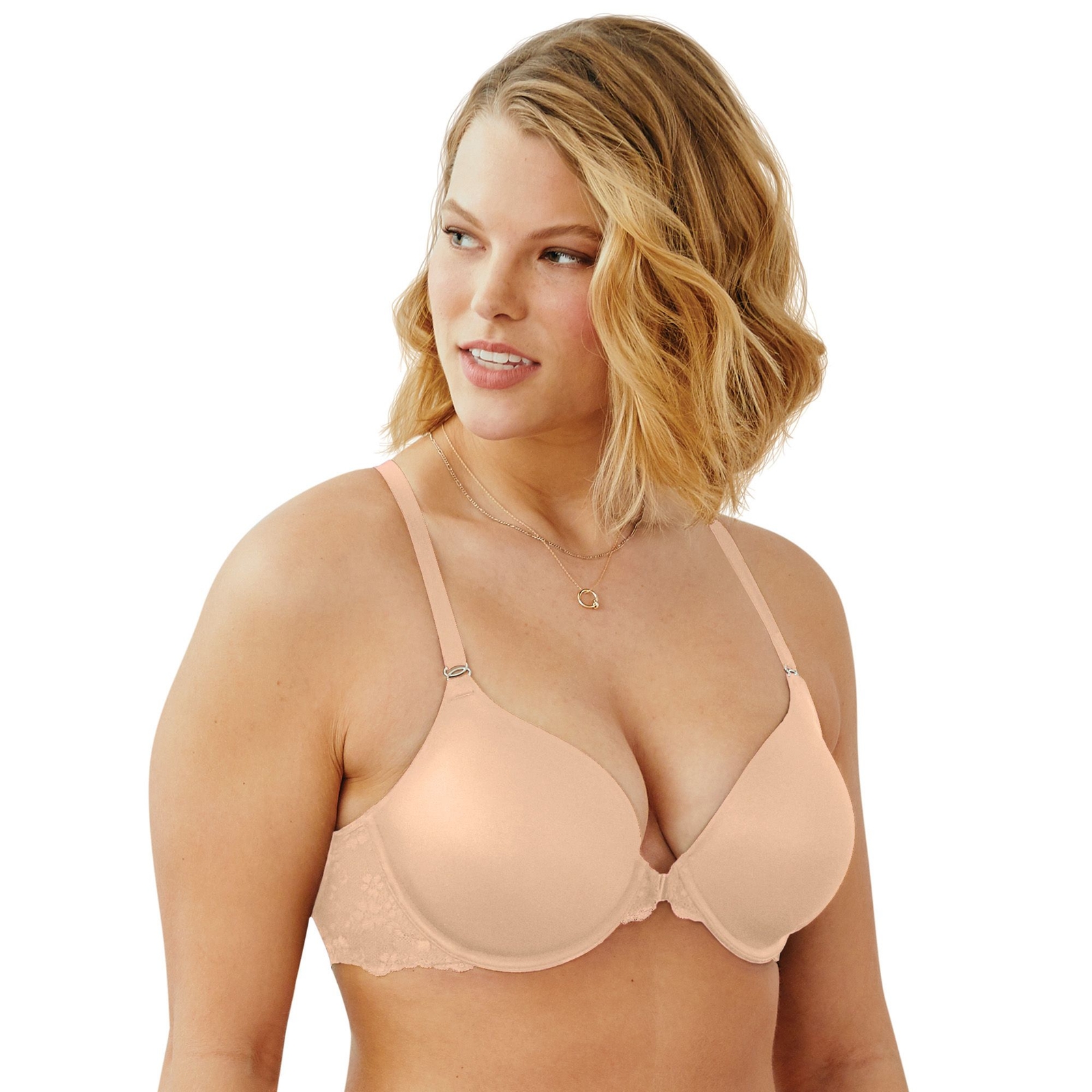 Maidenform One Fab Fit Full-Coverage Racerback Bra Tan Bras 40-B