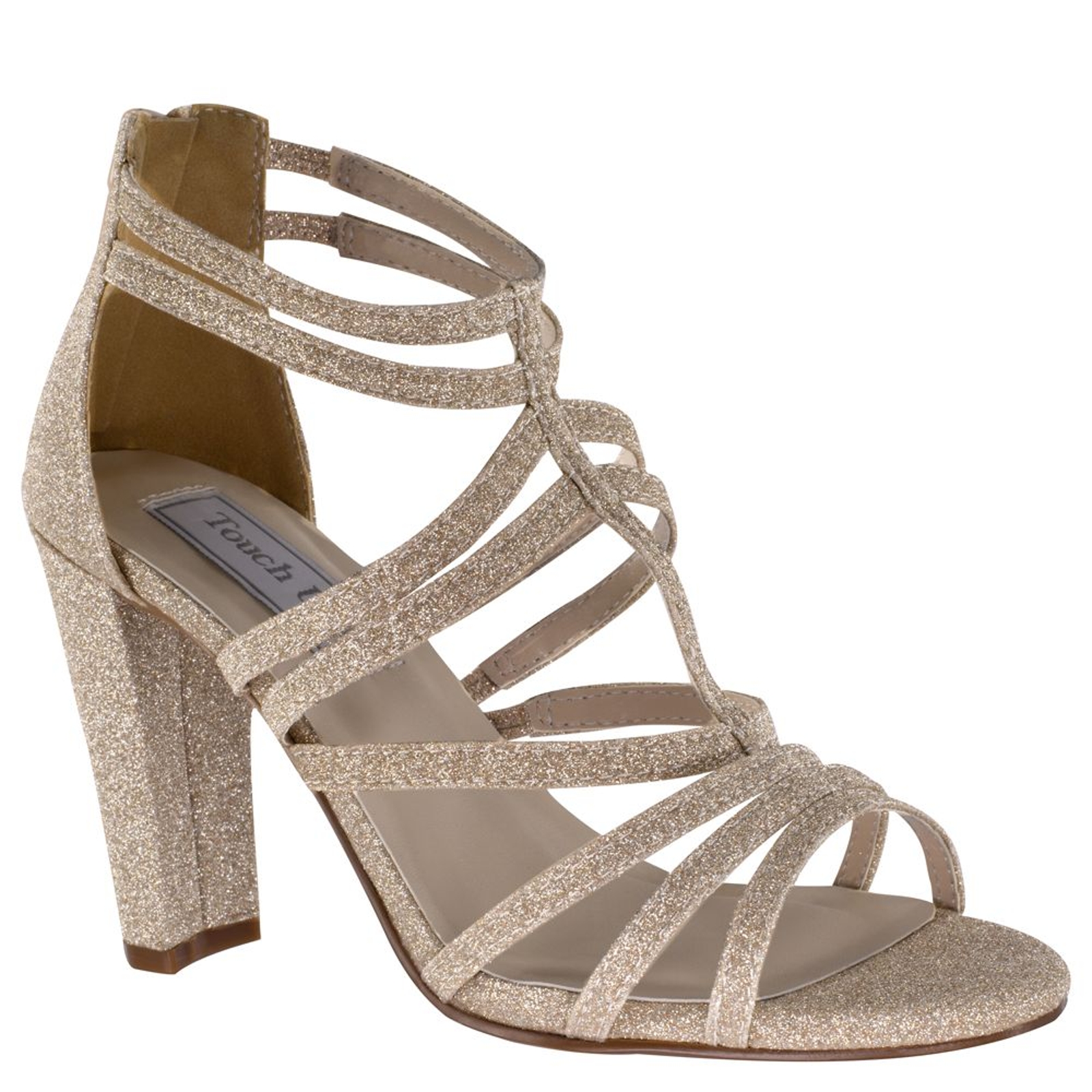 Touch Ups Rhyan Women's Gold Sandal 9.5 M