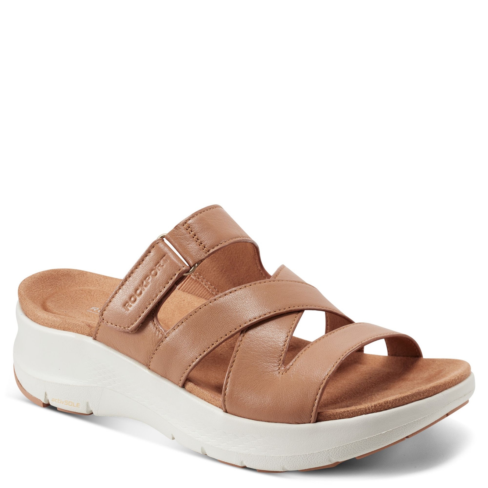 Rockport Qwyn Women's Bone Sandal 7 M