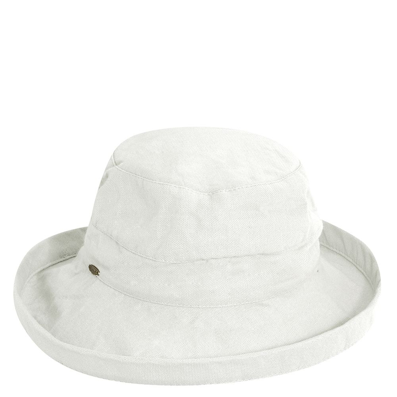 Scala Collezione Women's Cotton Brim Hat White Hats One Size