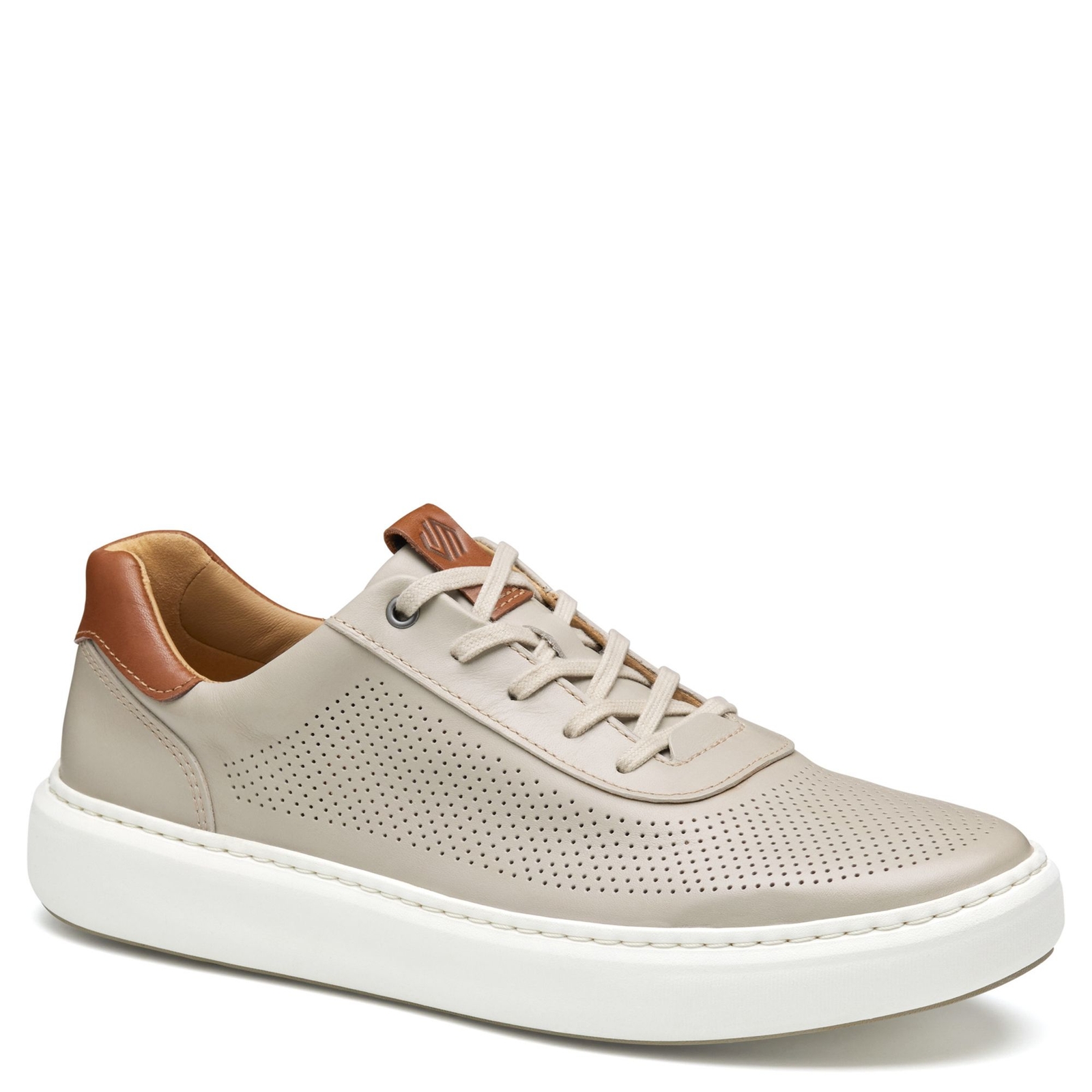 Johnston & Murphy Anders Perf U-Throat Men's Tan Sneaker 8.5 M