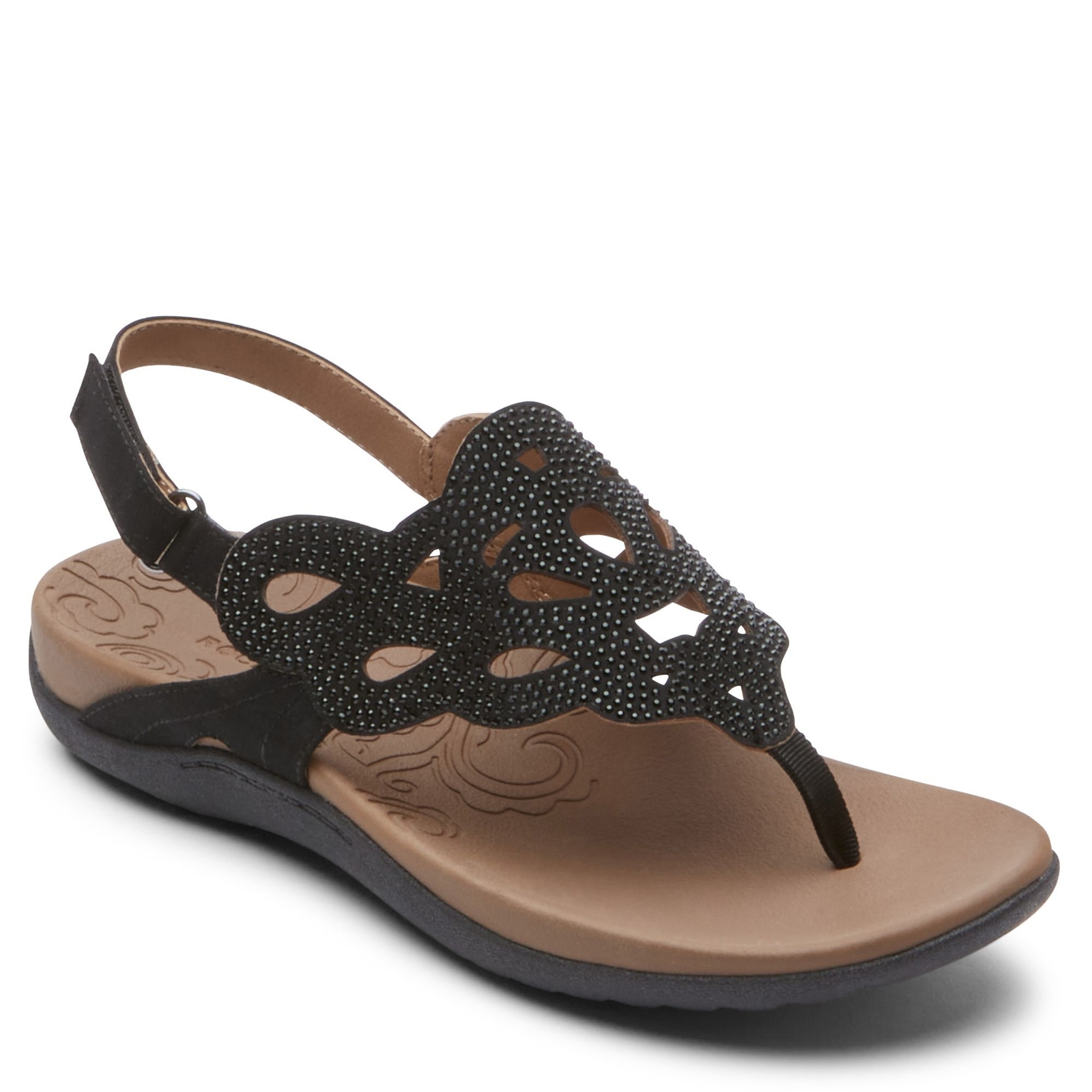 Rockport Ridge Sling Women's Black Sandal 8 W