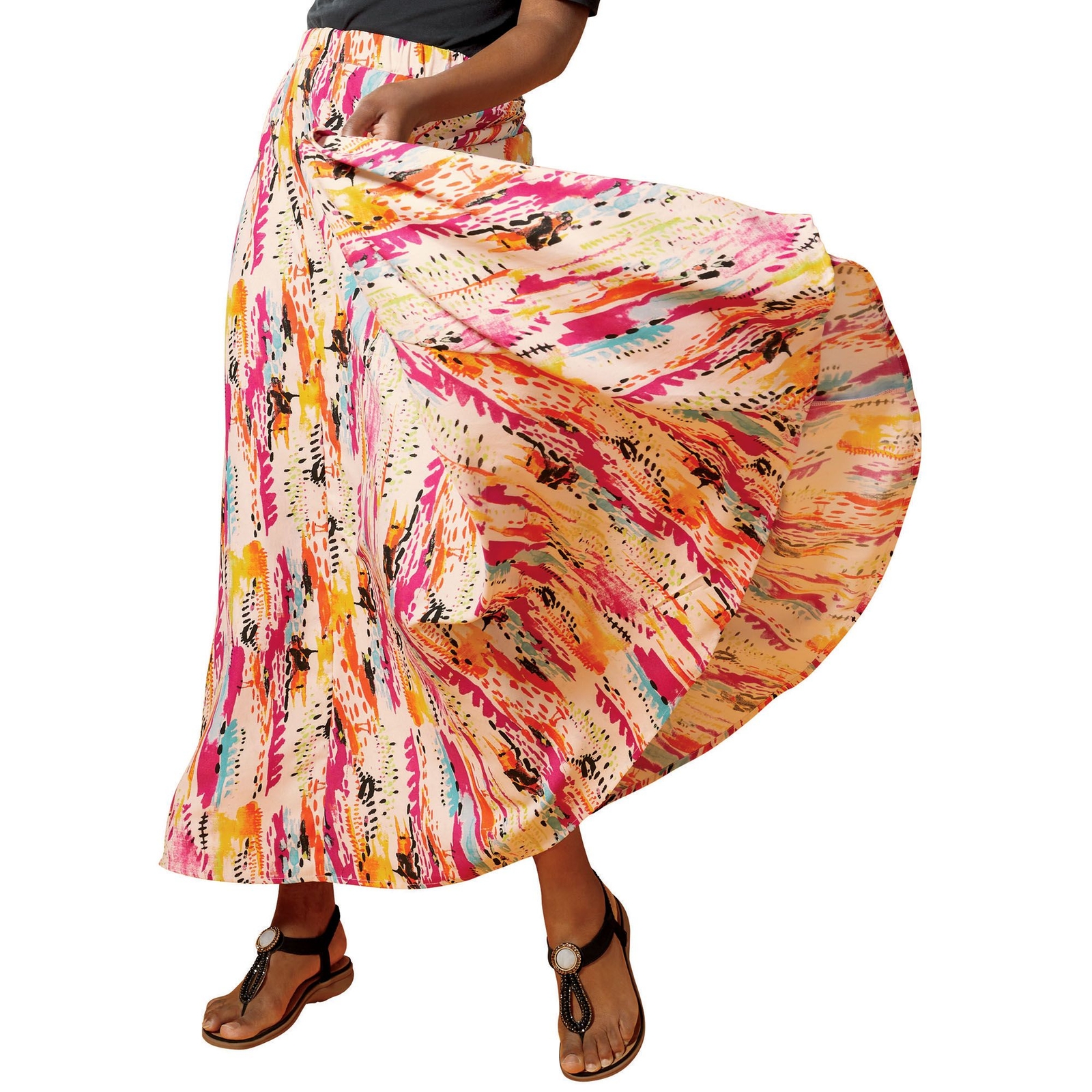Masseys Maxi Skirt Multi Skirts XL
