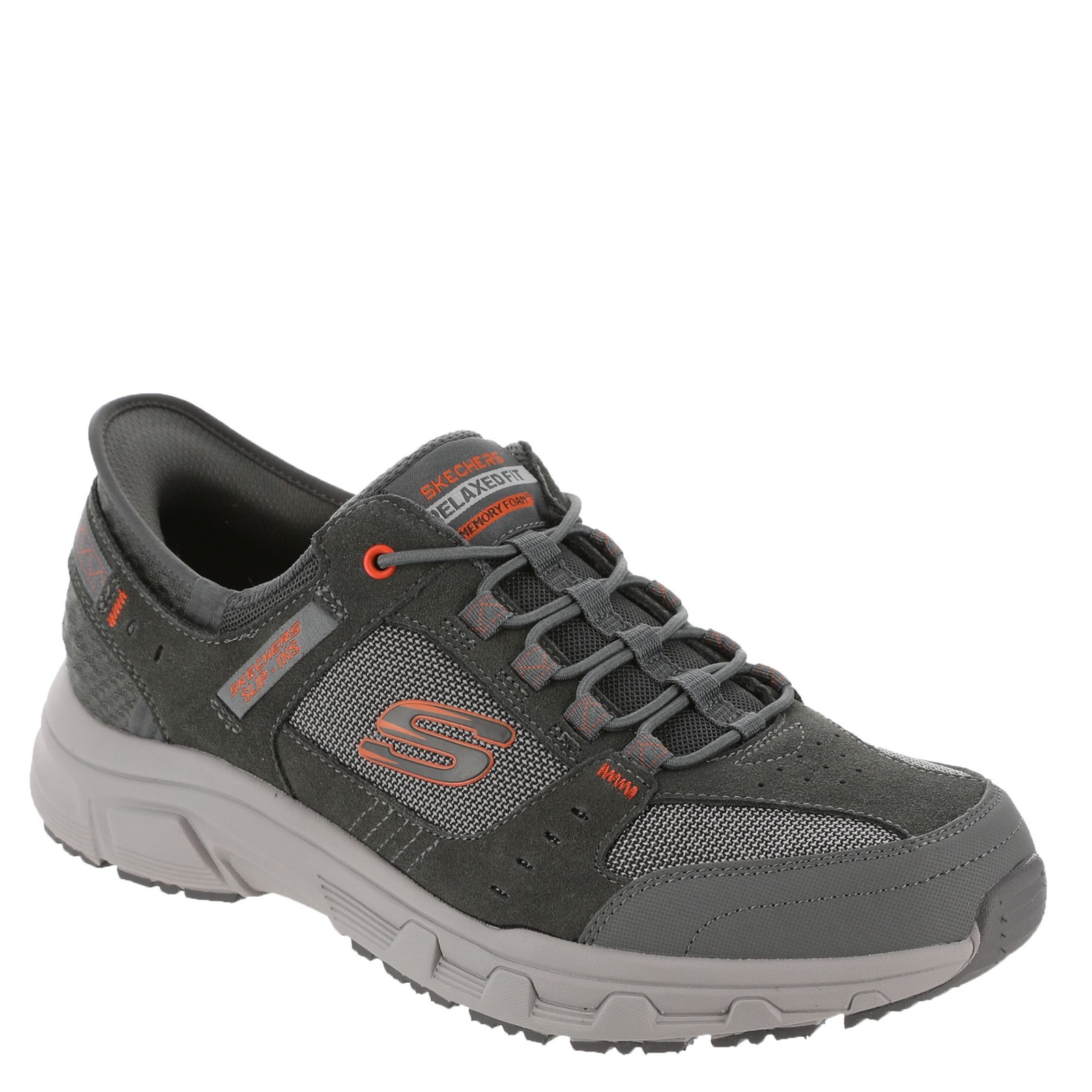 Skechers Sport Slip-Ins: Relaxed Fit-Oak Canyon Men's Grey Sneaker 7 M