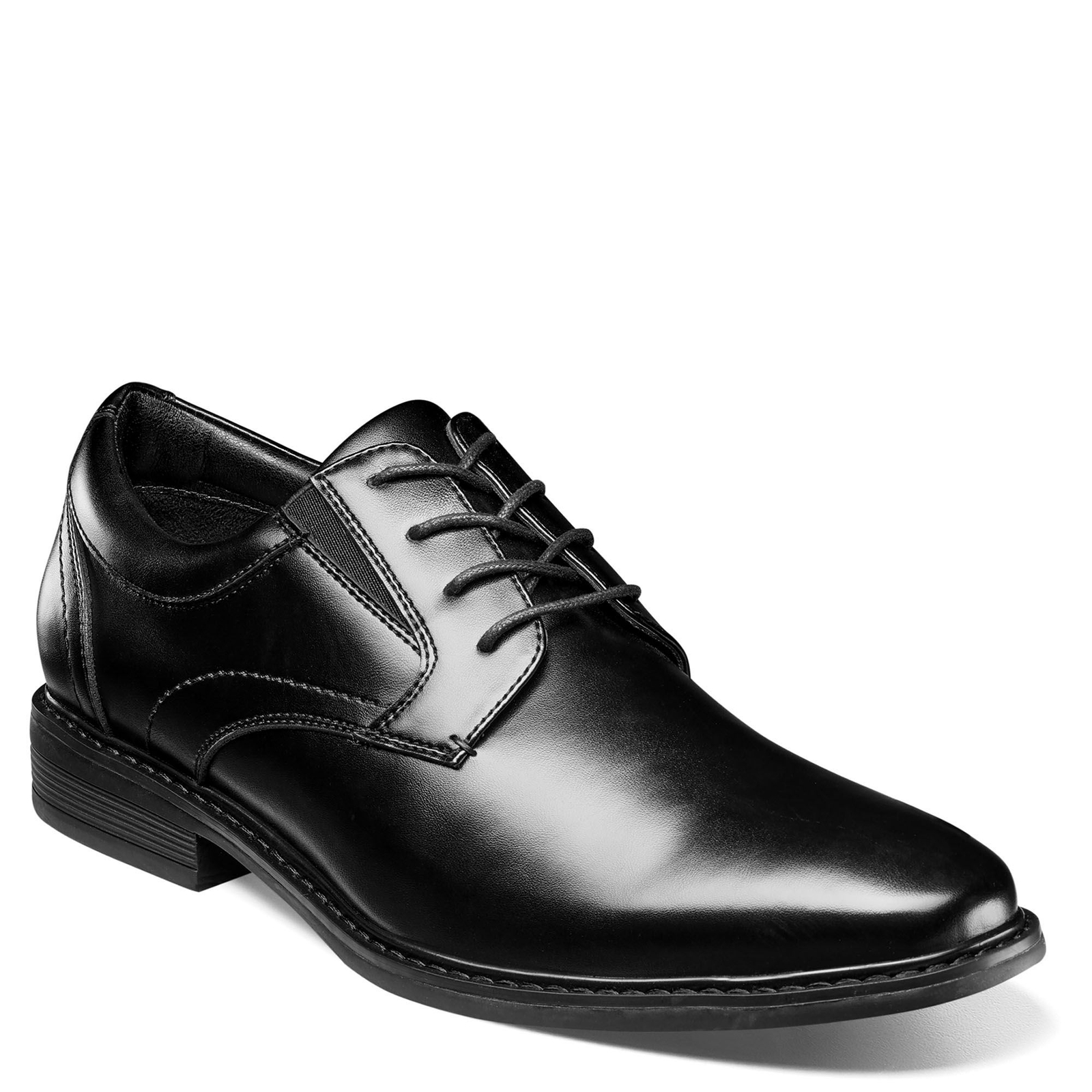Nunn Bush Jarvis Plain Toe Oxford Men's Black Oxford 10 W