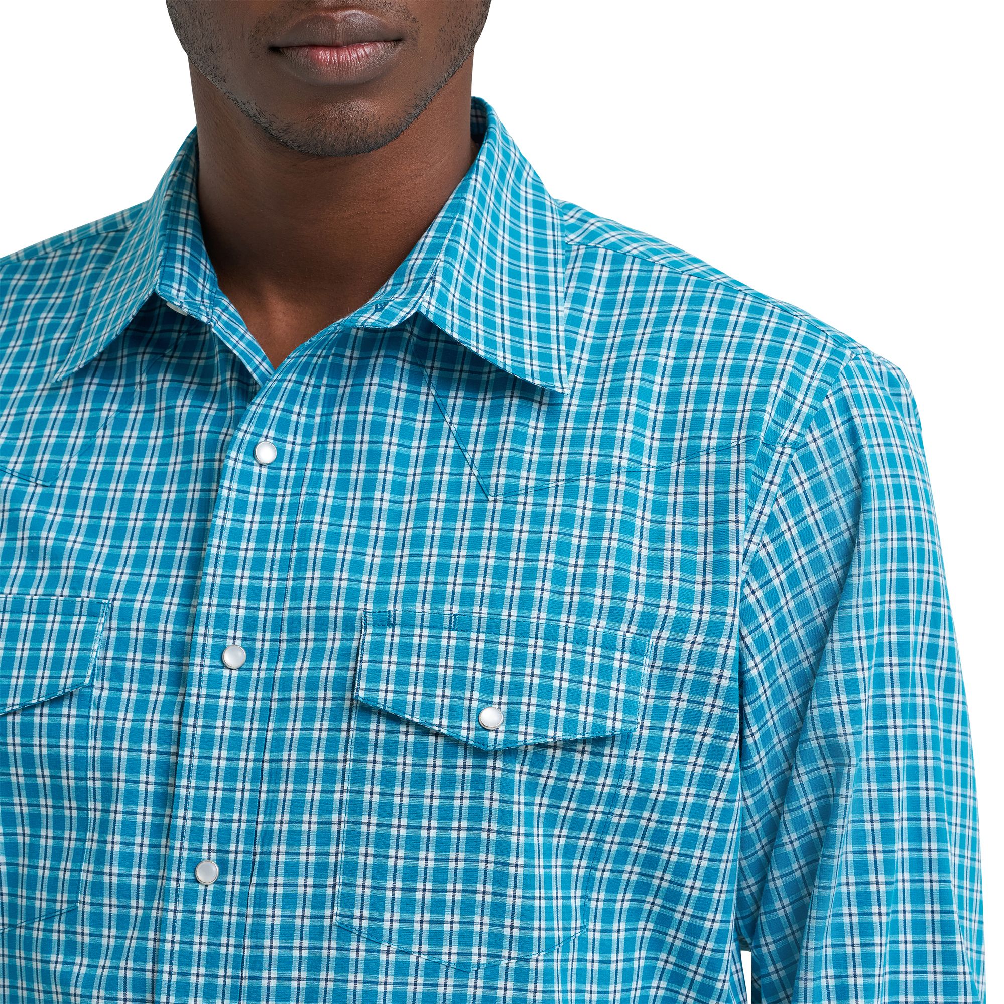 Wrangler Men's Wrinkle Resist Long Sleeve Shirt