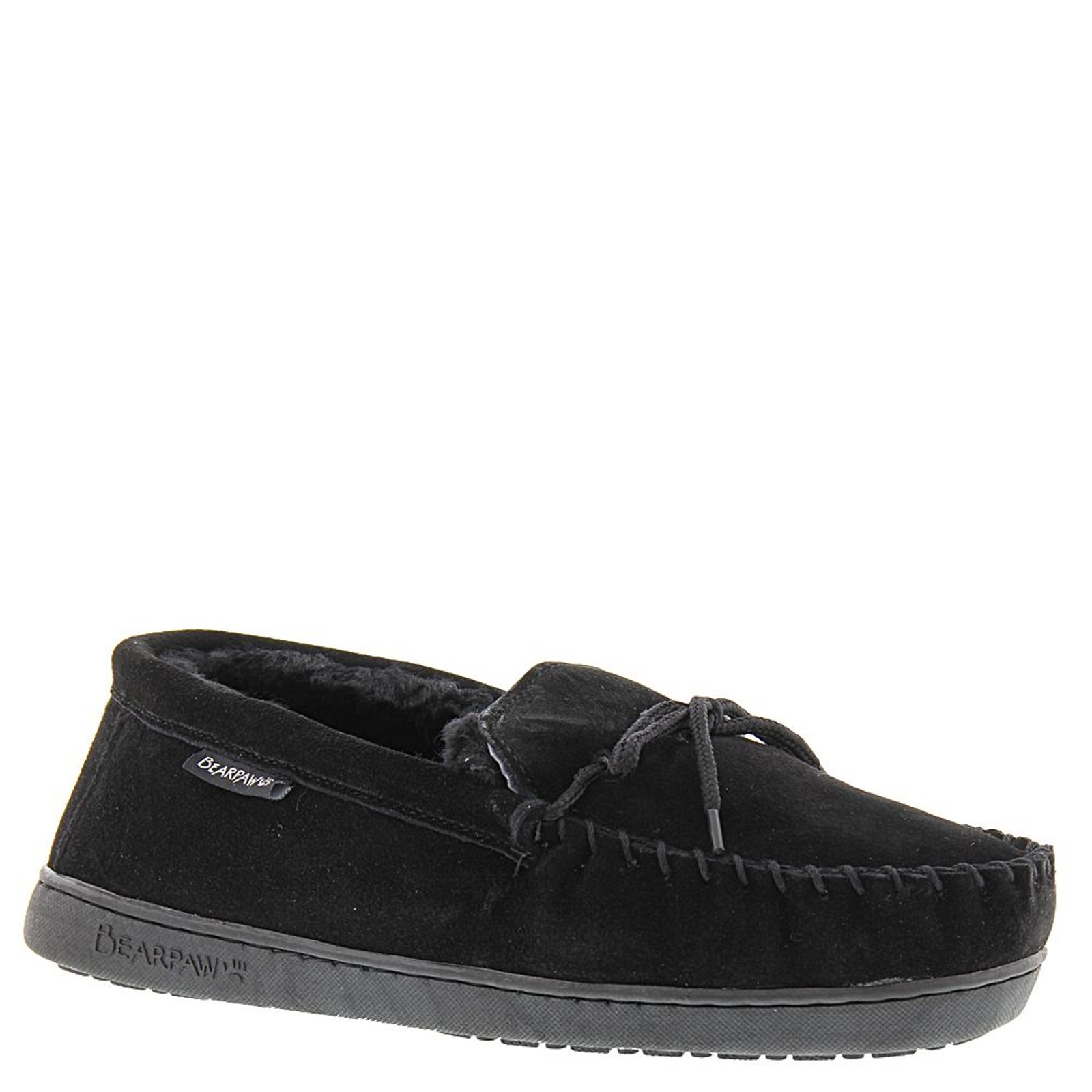 BEARPAW Moc II Men's Black Slipper 8 M