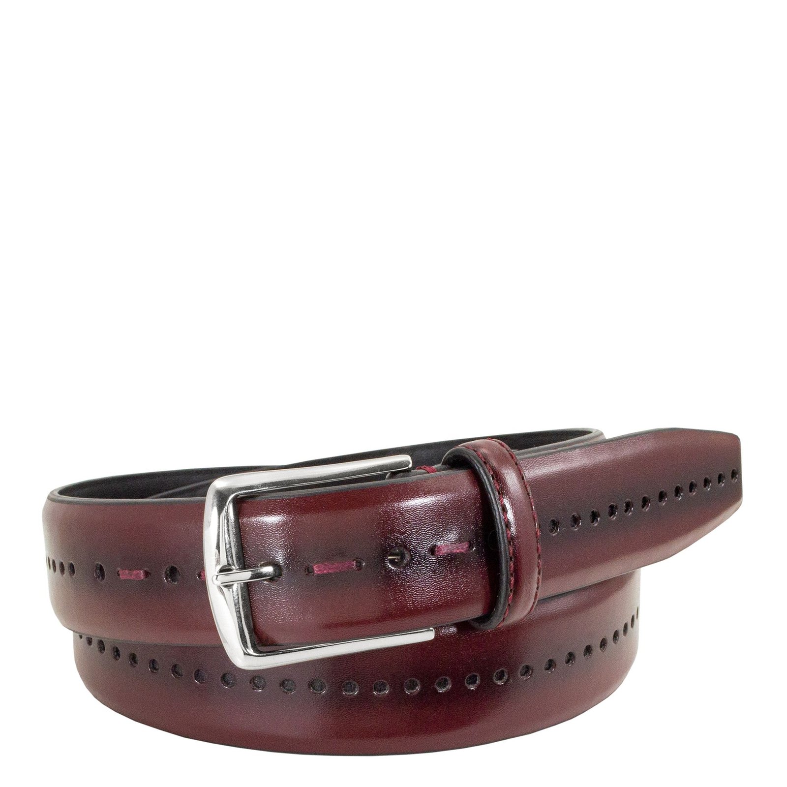 STACY ADAMS Cinto Masculino Carnegie Polido De 34 Mm, Índigo, 34