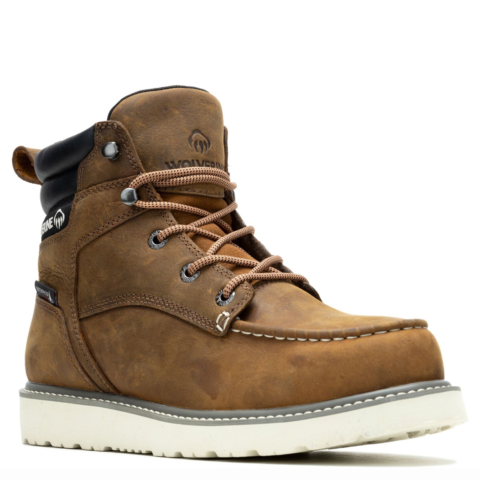 Wolverine Trade Wedge 6" Moc Toe Boot Men's Brown Boot 7.5 EW