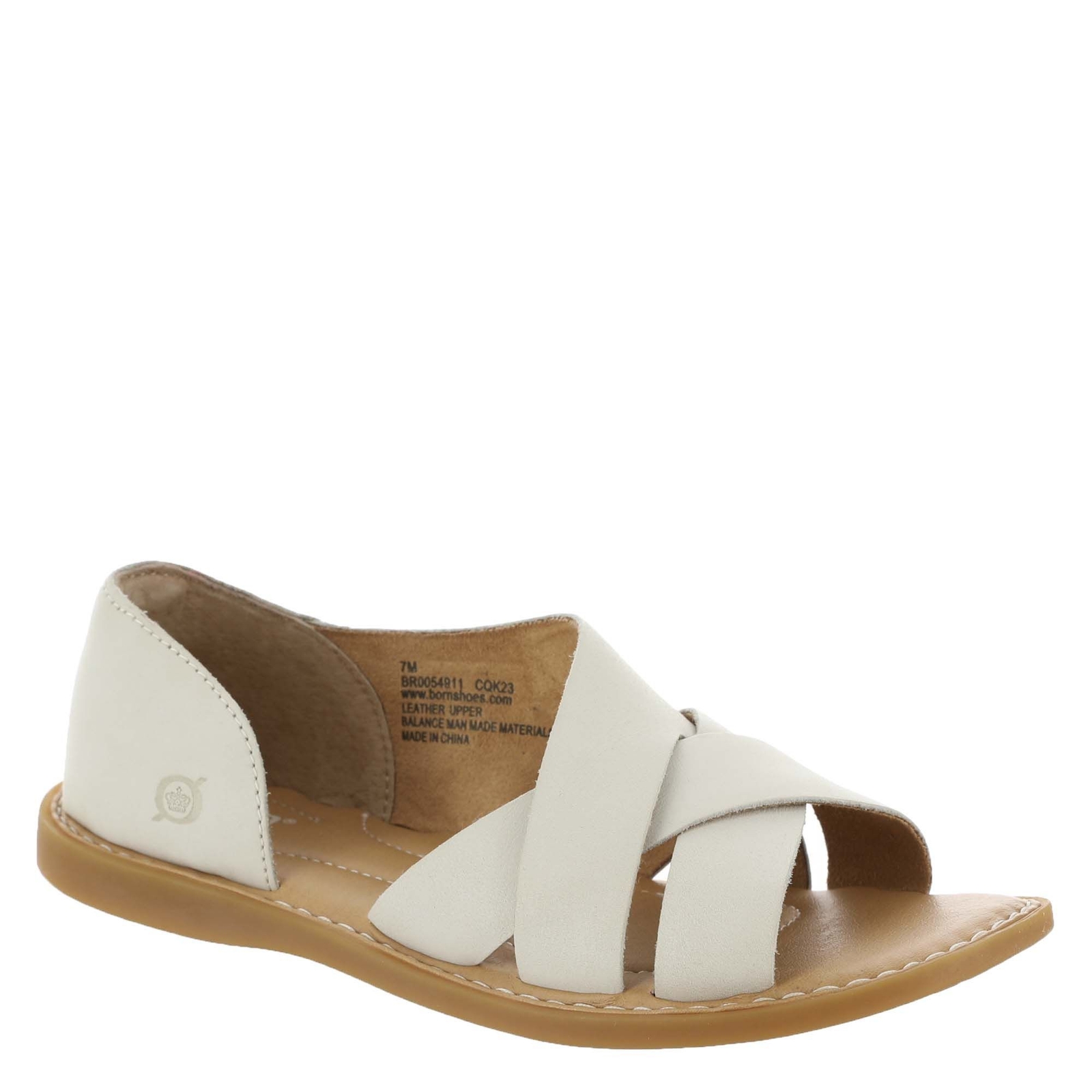 Born Ithica Women's Bone Sandal 9 M