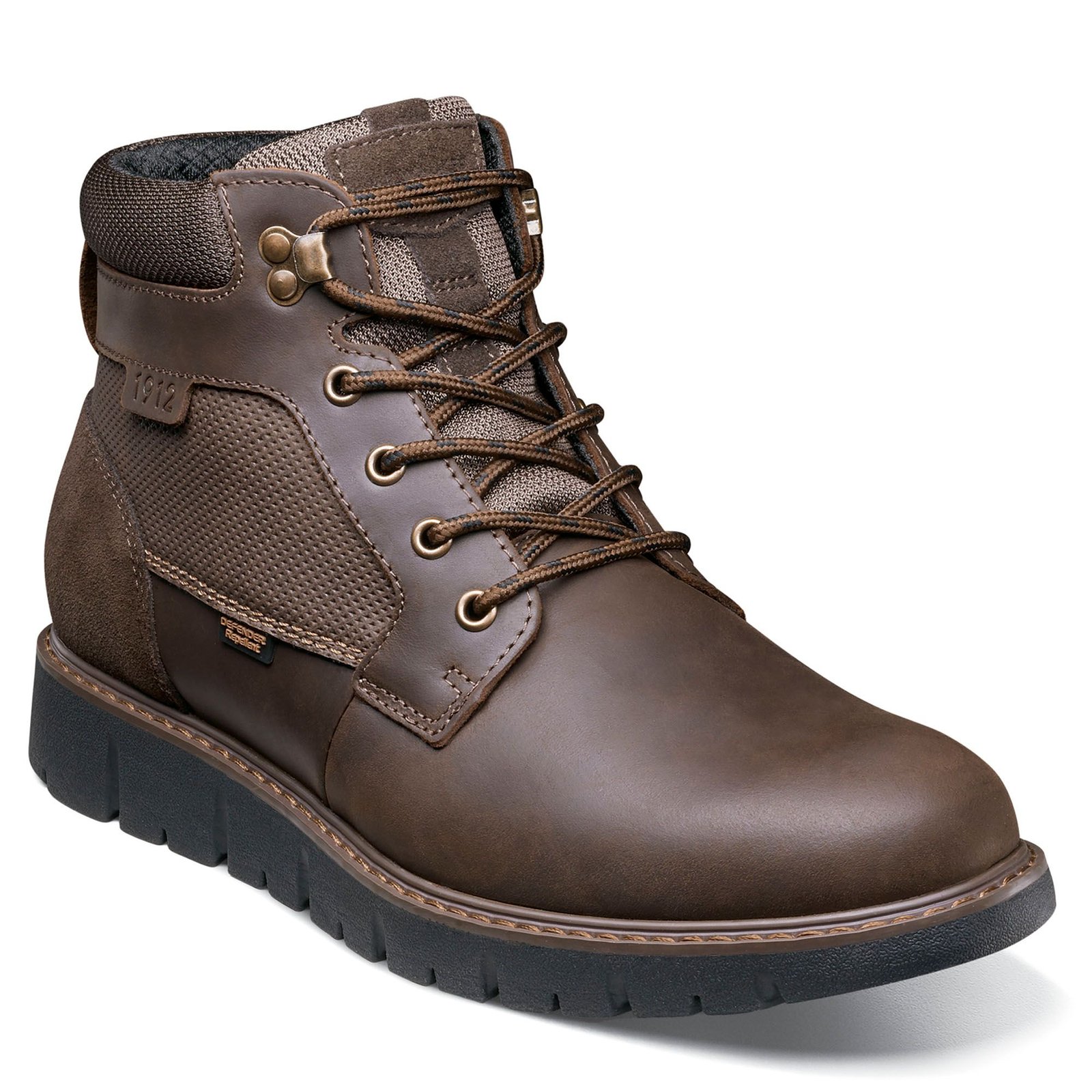 Nunn Bush Karnak Plain Toe Lace Up Boot Men's Brown Boot 8.5