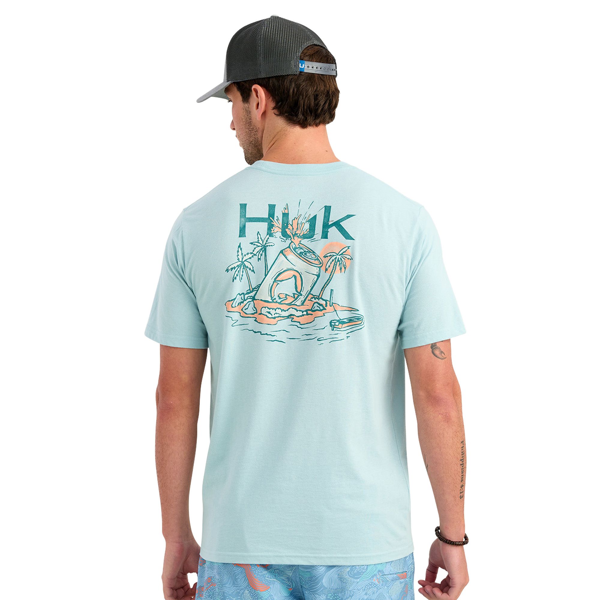 HUK Mens Sun Draft Short Sleeve Tee 5390₽