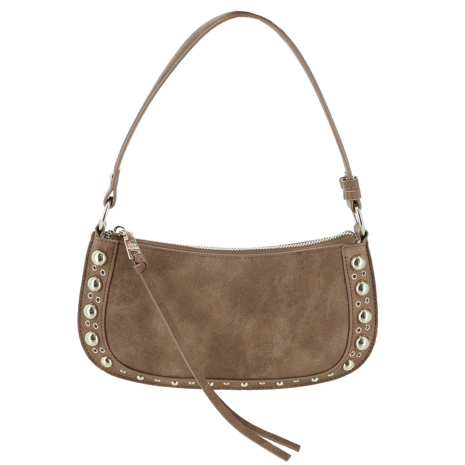 Steve Madden BDREYA Studded Shoulder Bag Tan Bags No Size