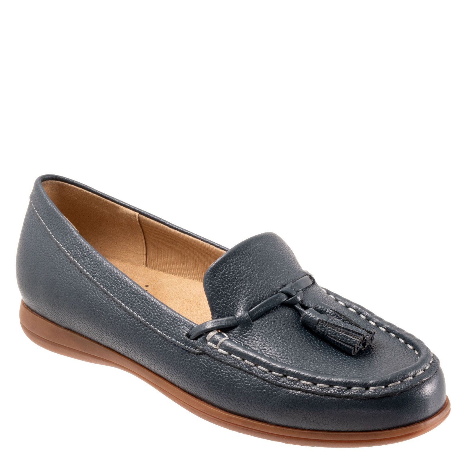 Trotters Dawson Women's Navy Slip On 8.5 M