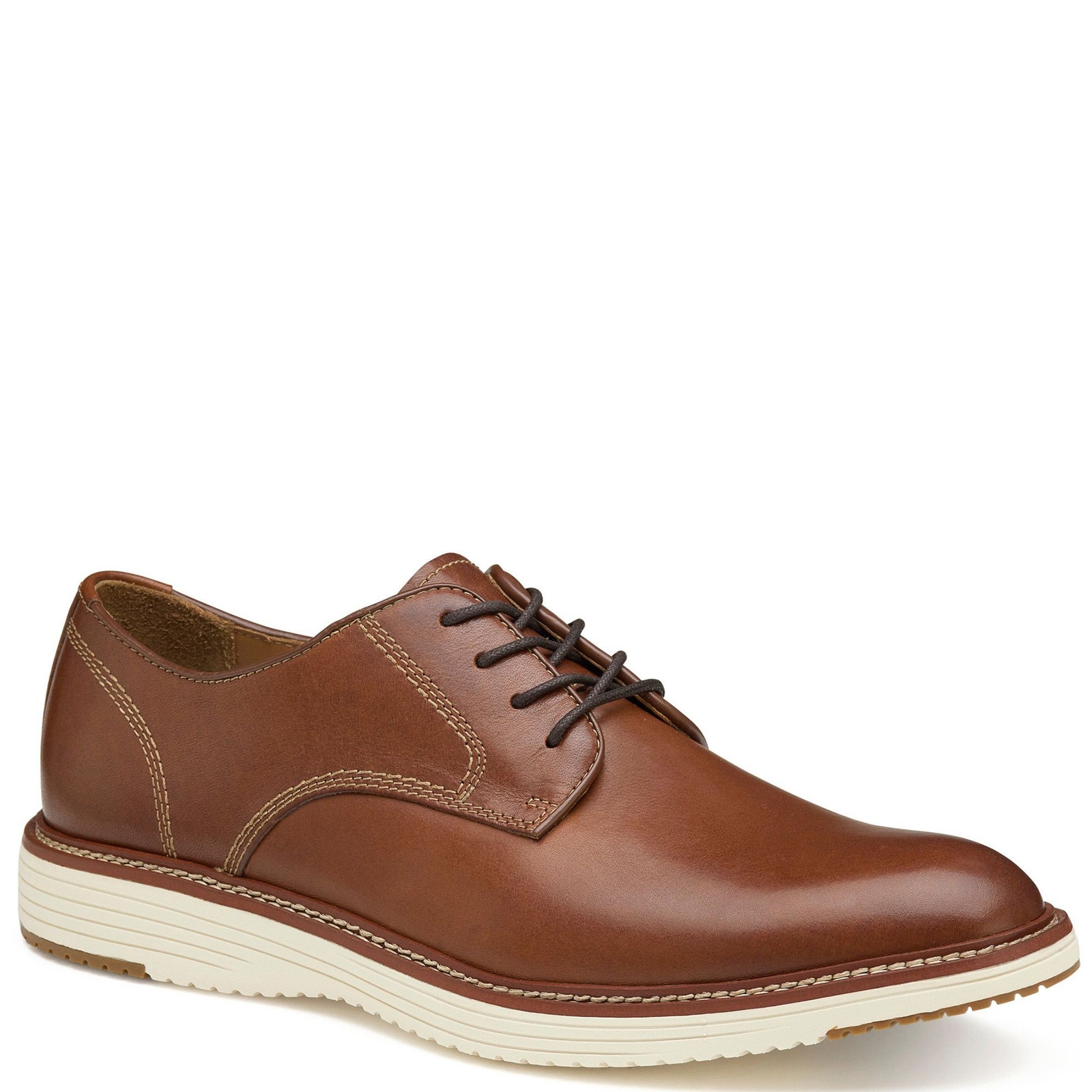 Johnston & Murphy Upton Plain Toe Men's Tan Oxford 13 M