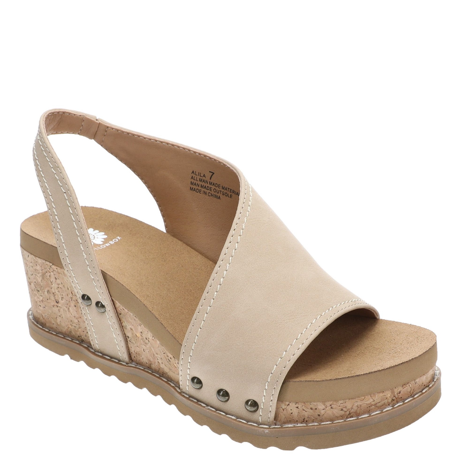 Yellow Box Alila Women's Tan Sandal 7.5 M