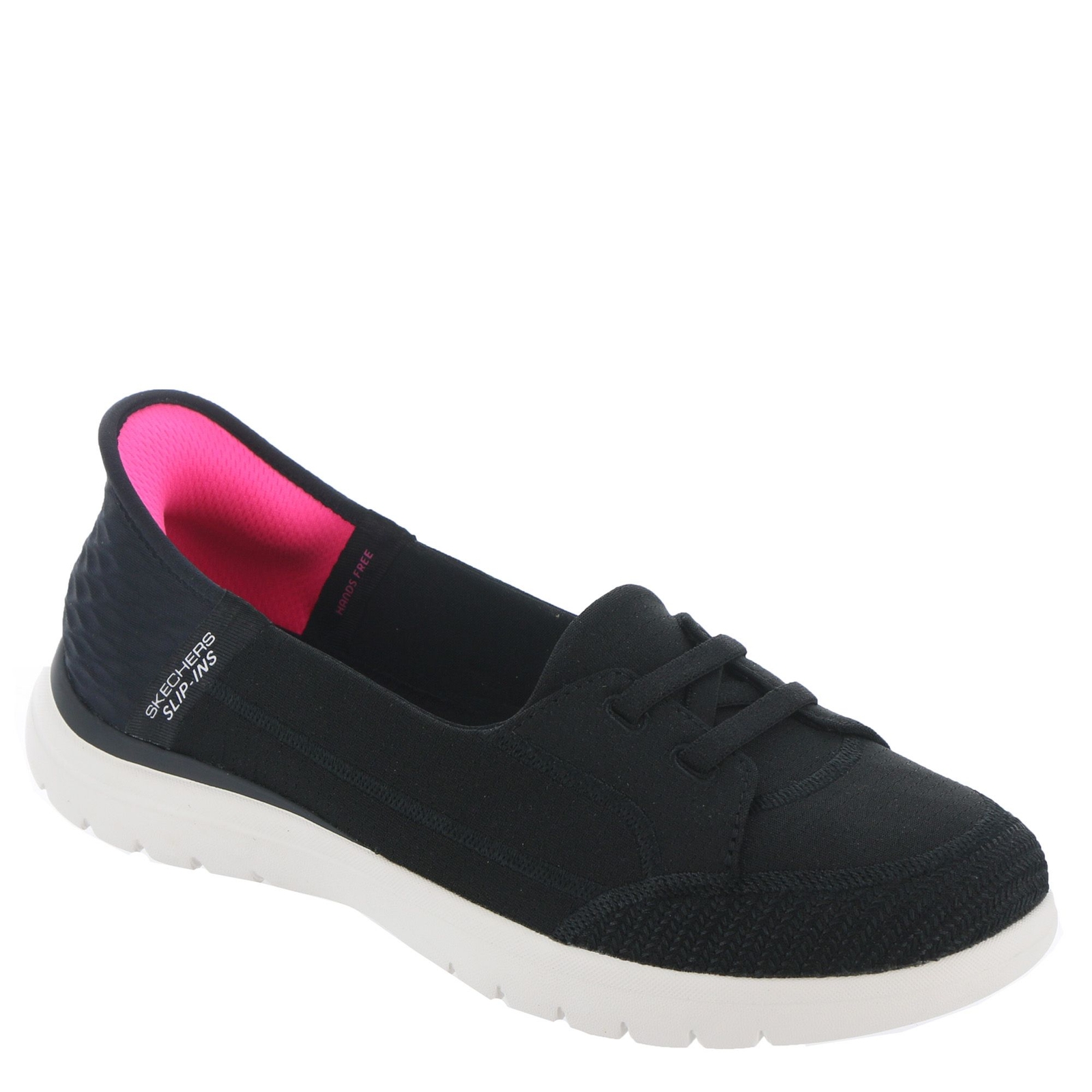 Skechers On The Go Slip-Ins: Flex-Top Notch Women's Black Slip On 7 M