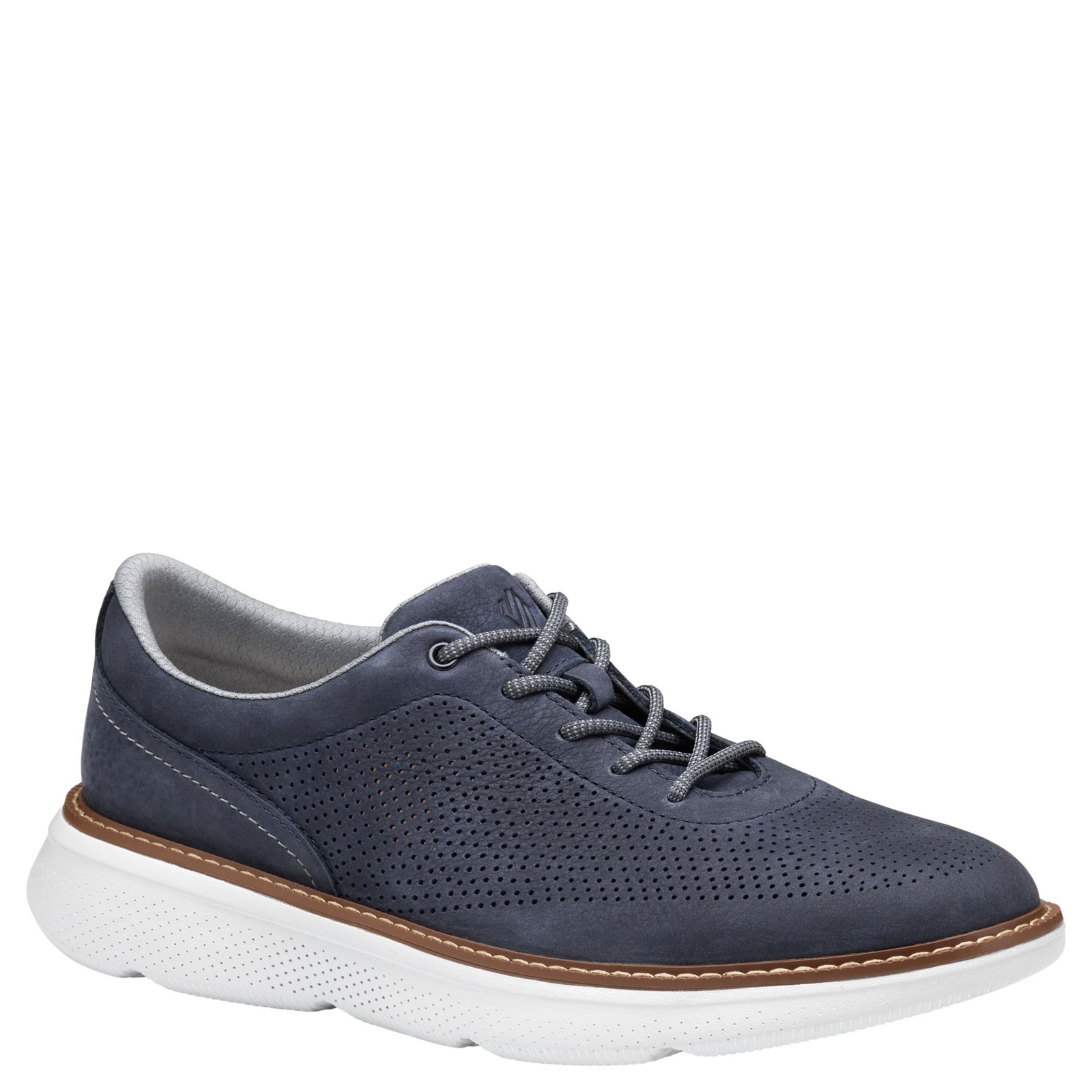 Johnston & Murphy Hayden Perf U-Throat Men's Blue Sneaker 12 M