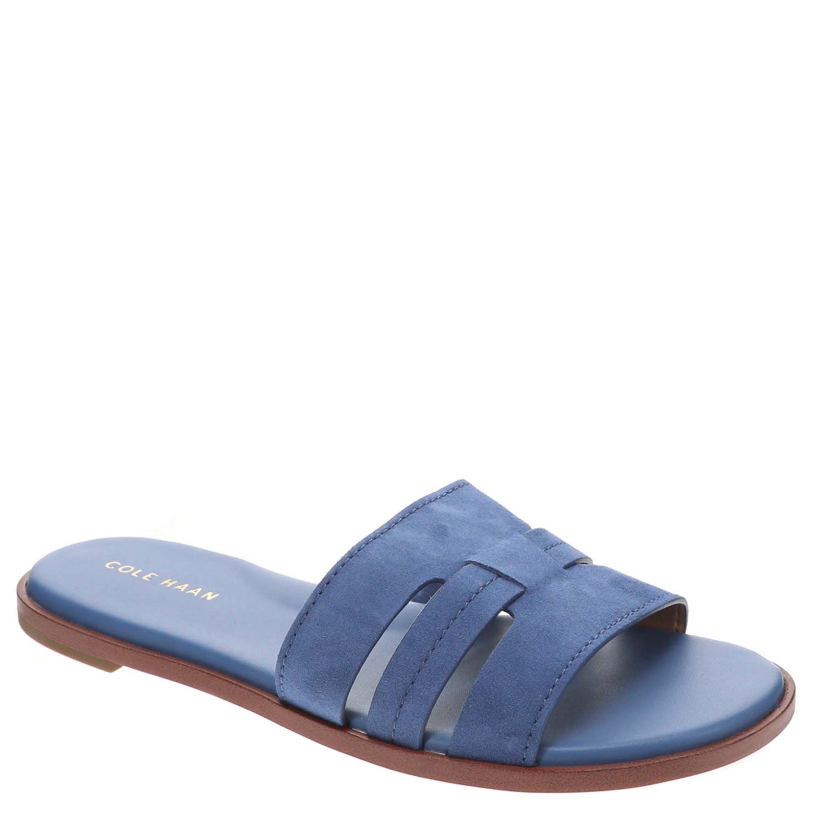 Cole Haan Flynn Slotted Slide Women's Blue Sandal 7 M