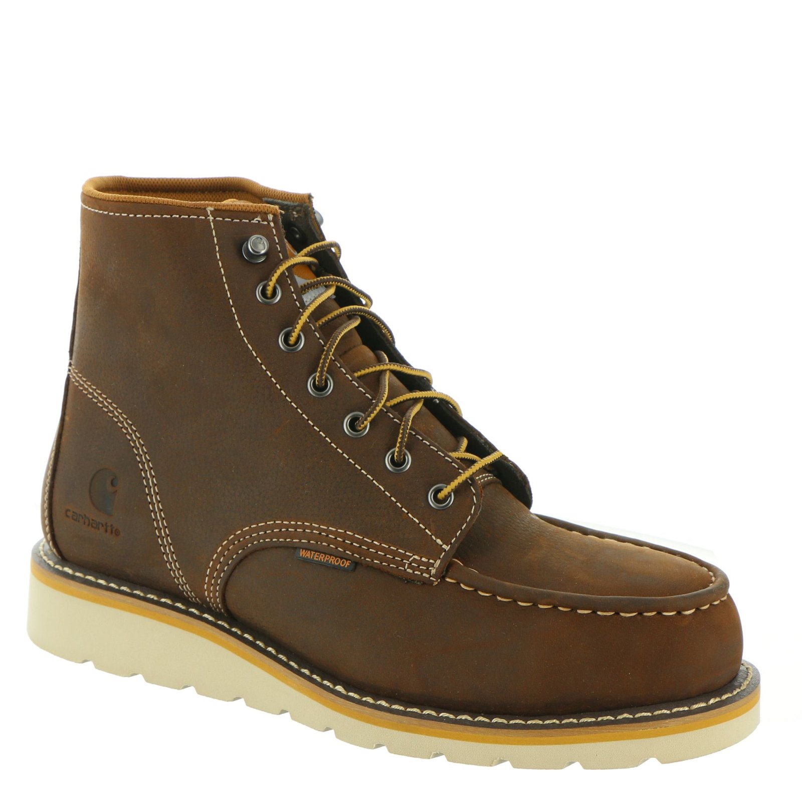 Carhartt Wedge Safety Toe Work Boot Men's Brown Boot 8 W
