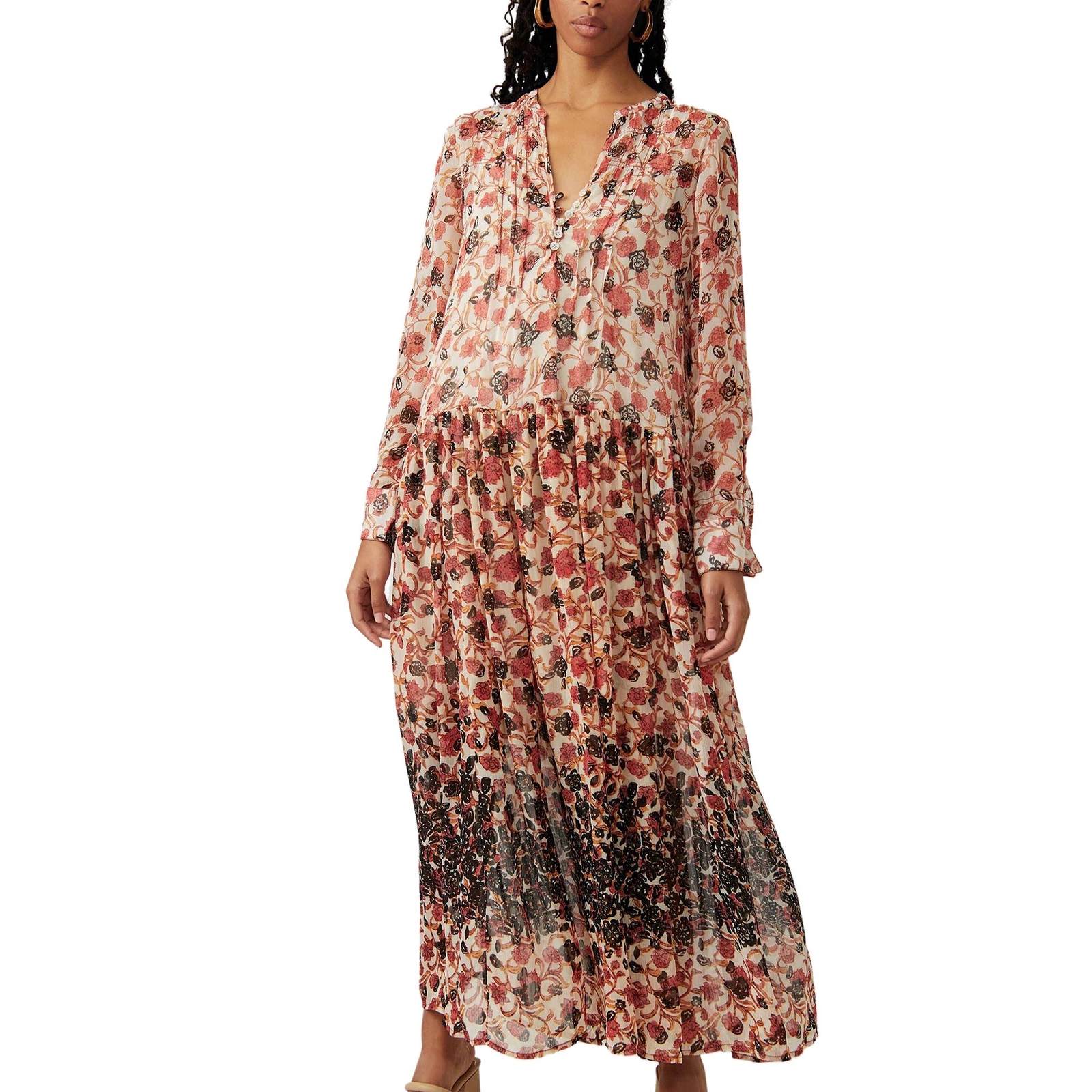 Free People's Women's See It Through Dress Multi Dresses XS