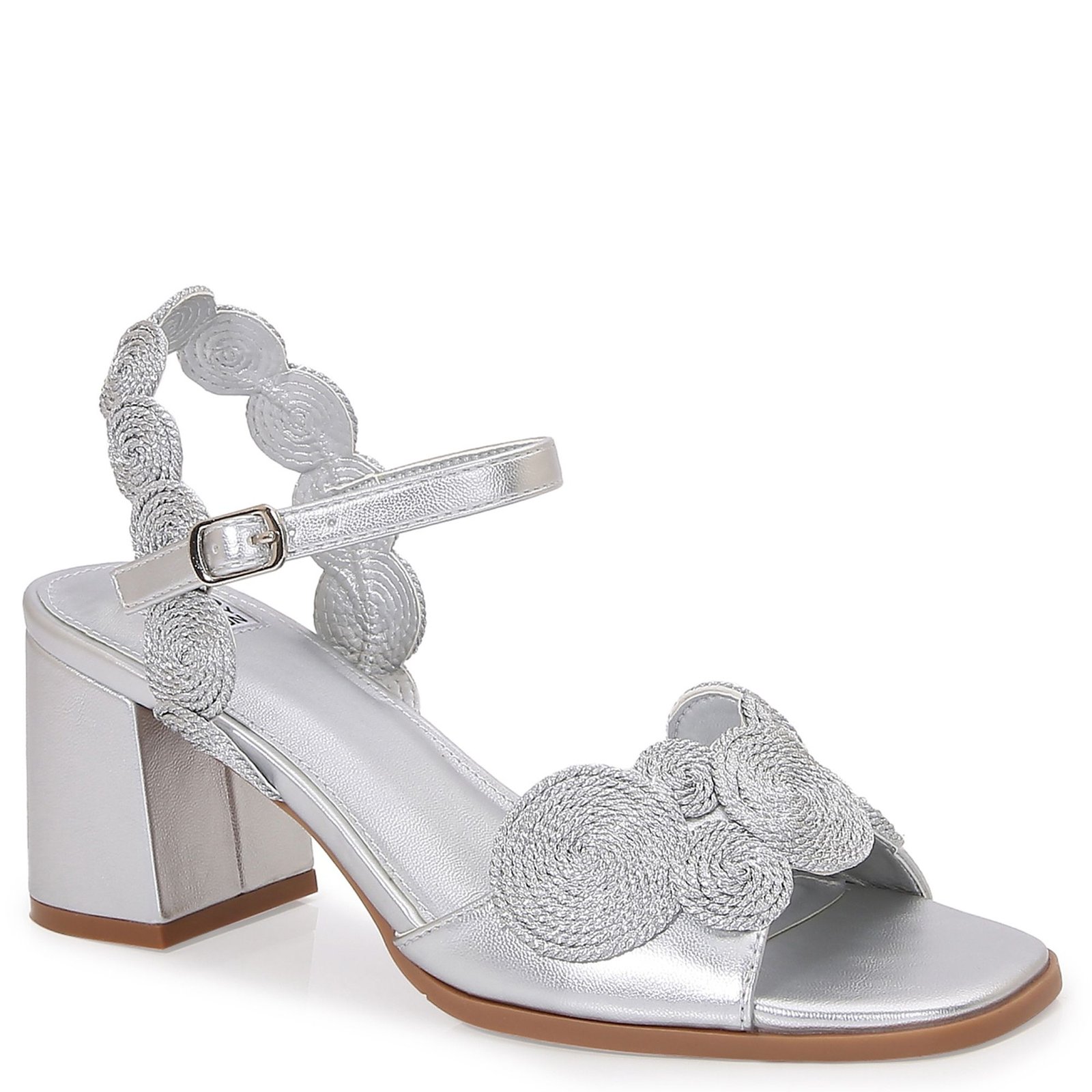 Ninety Union Valerie Women's Silver Sandal 12 M