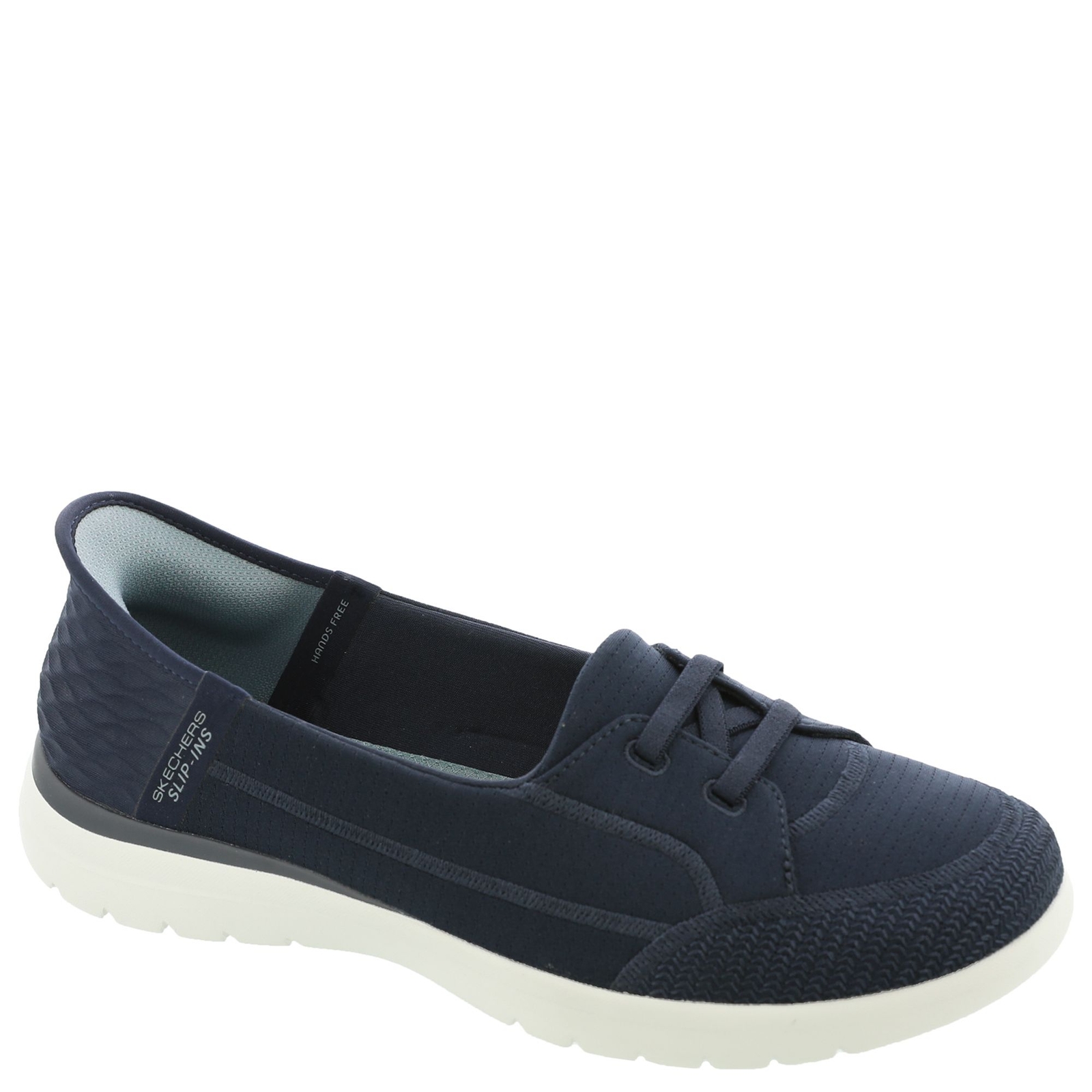 Skechers On The Go Slip-Ins: Flex-Top Notch Women's Navy Slip On 10 W
