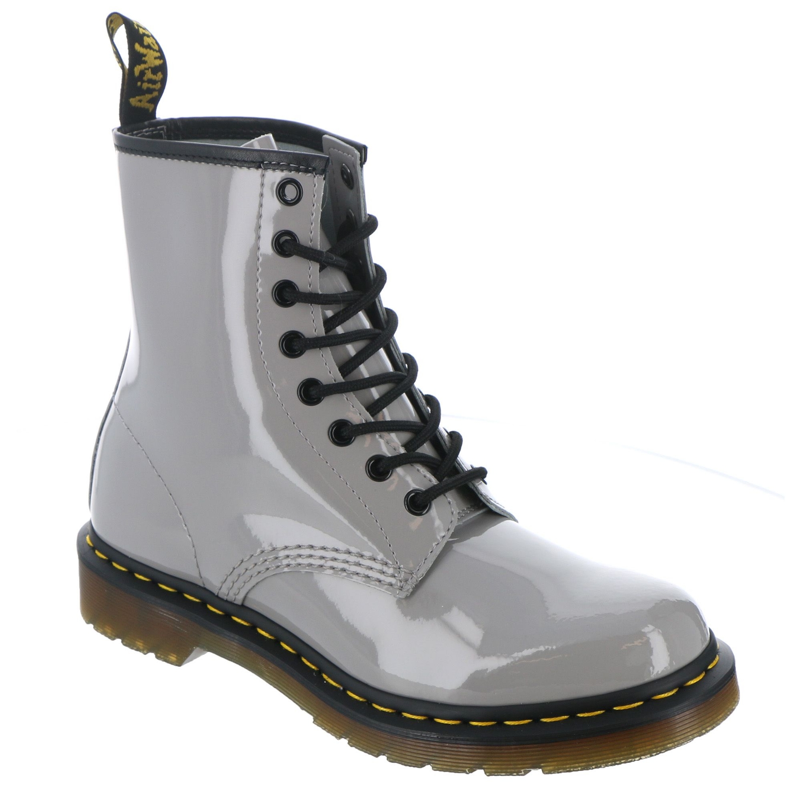 Dr Martens 1460 Patent Lamper Boot Women's Grey Boot UK 6 US 8 M