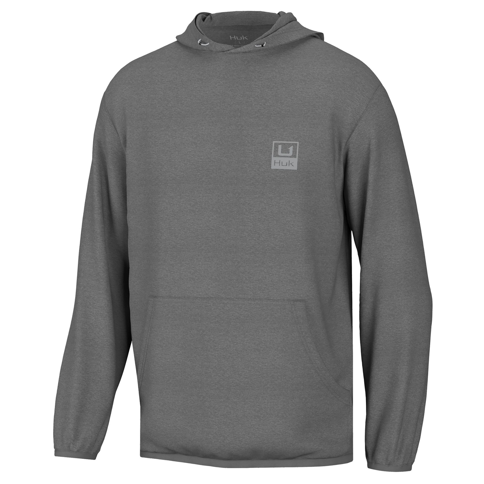 HUK Men's Huk'd Up Performance Fleece Hoodie Grey Jackets XL