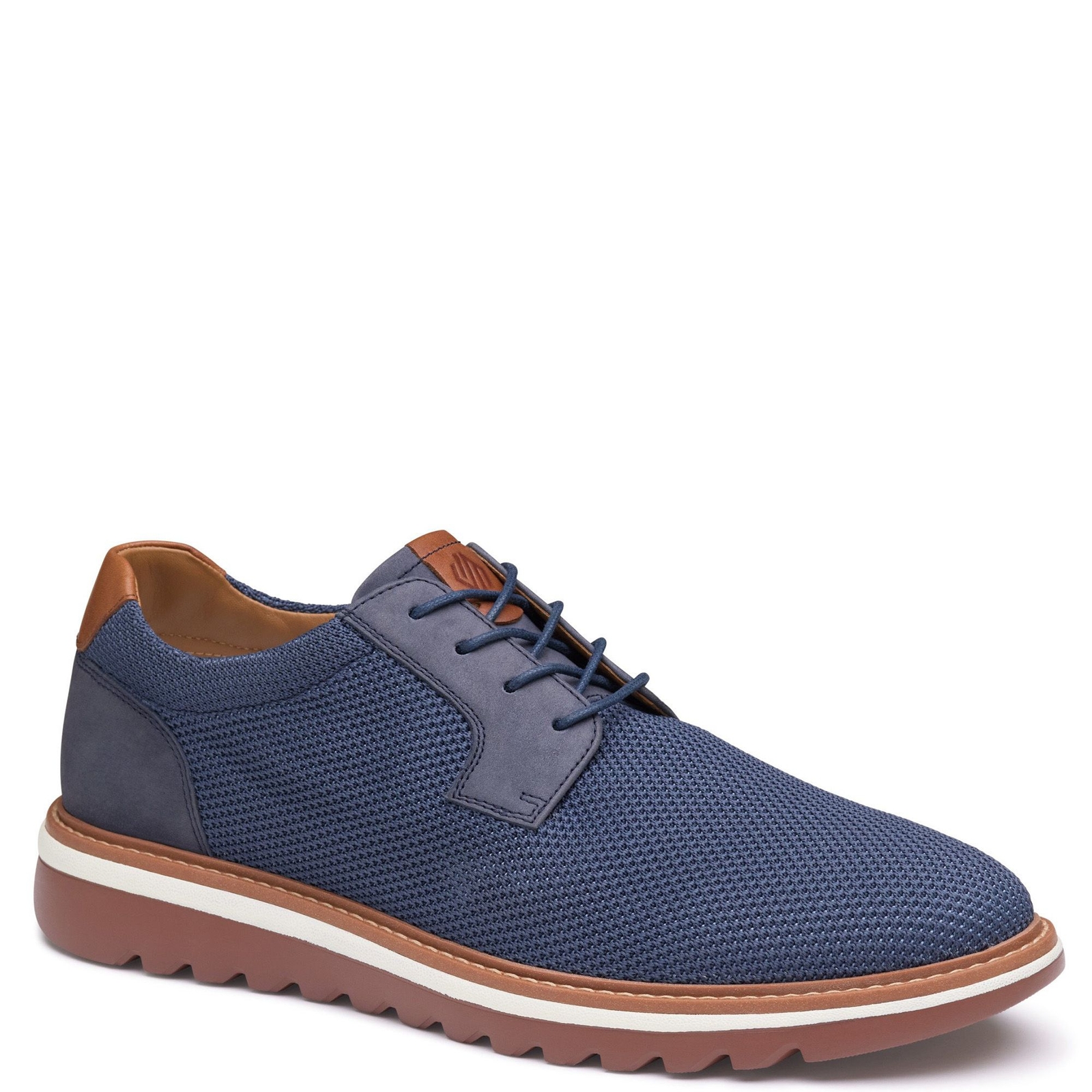 Johnston & Murphy Braydon Plain Toe Men's Navy Oxford 12 M