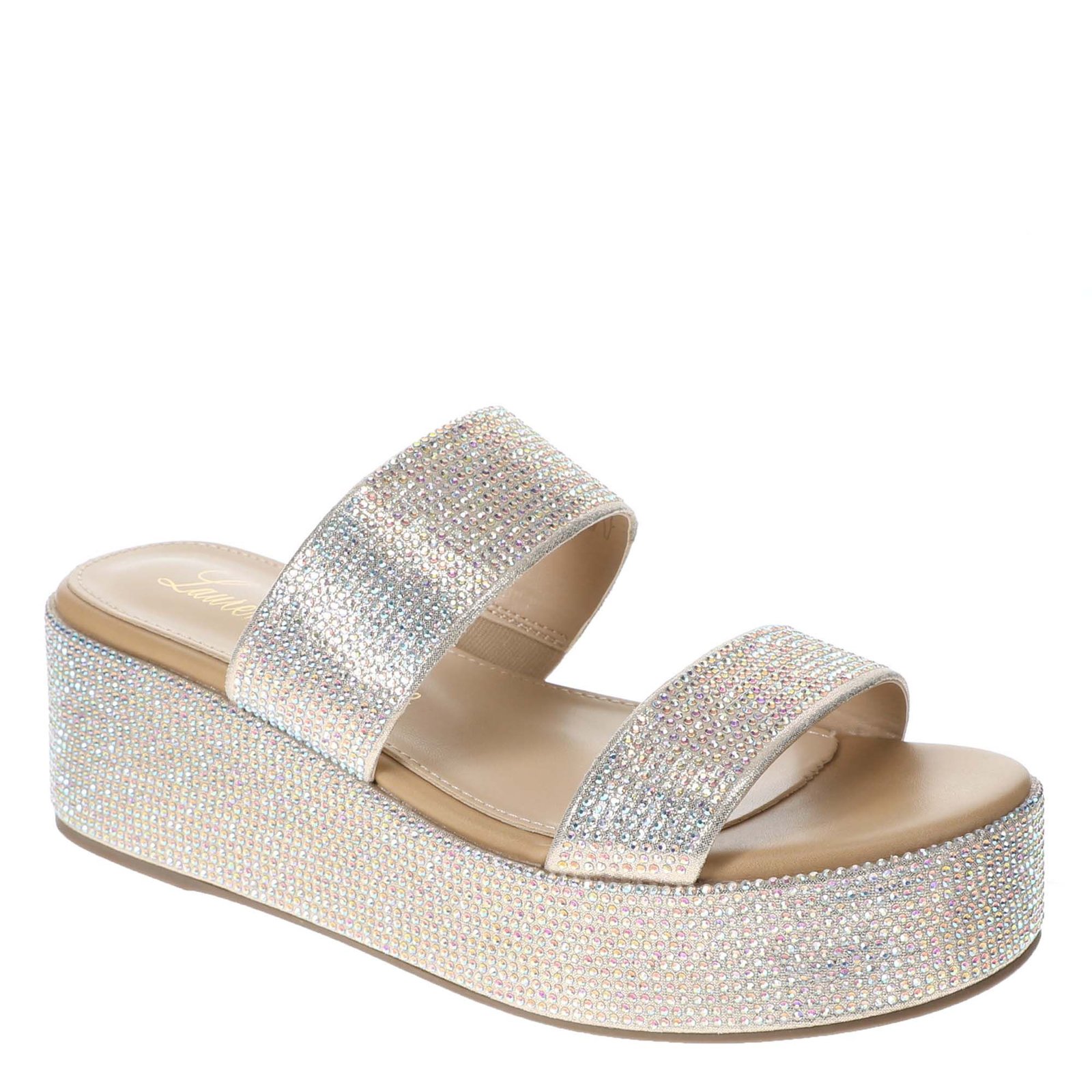 Lauren Lorraine Jazz Women's Gold,Metallic Sandal 6 M