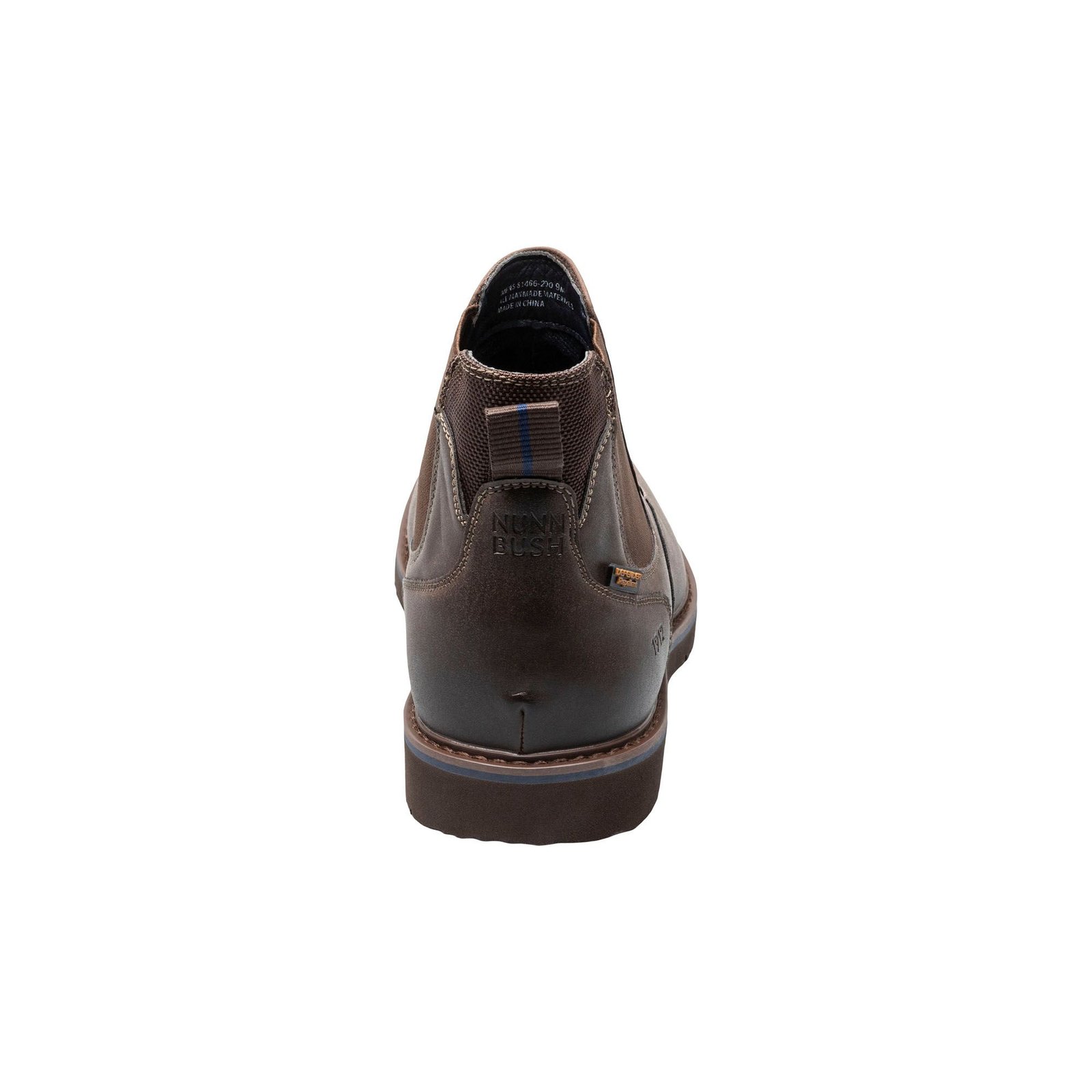 Nunn Bush Men\'s Brown Dakoda Chelsea Boots nunn-bush-dakoda-plain-toe-  main image 4