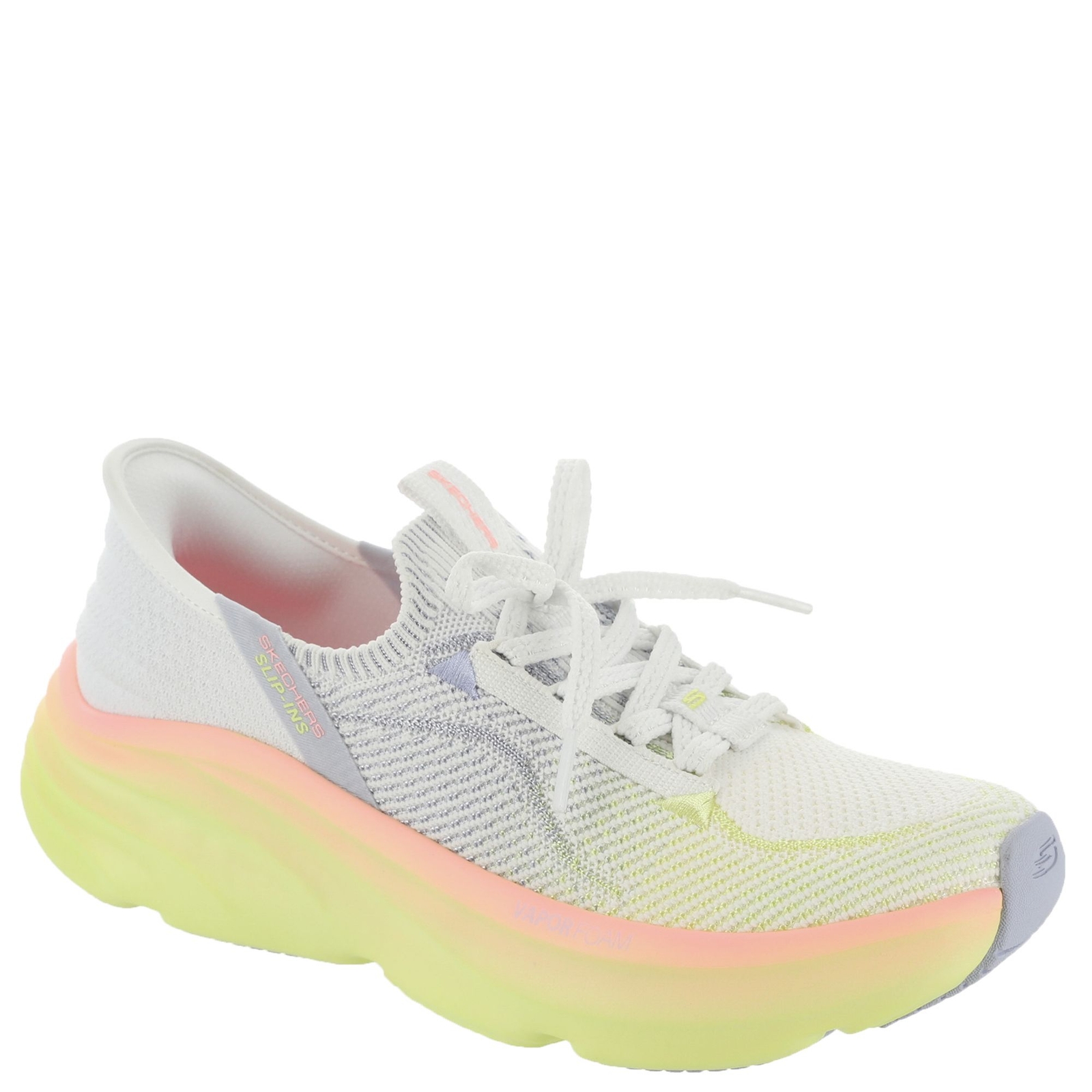 Skechers Sport Slip-Ins: D'Lux Vapor-150582 Women's White Sneaker 7.5 M