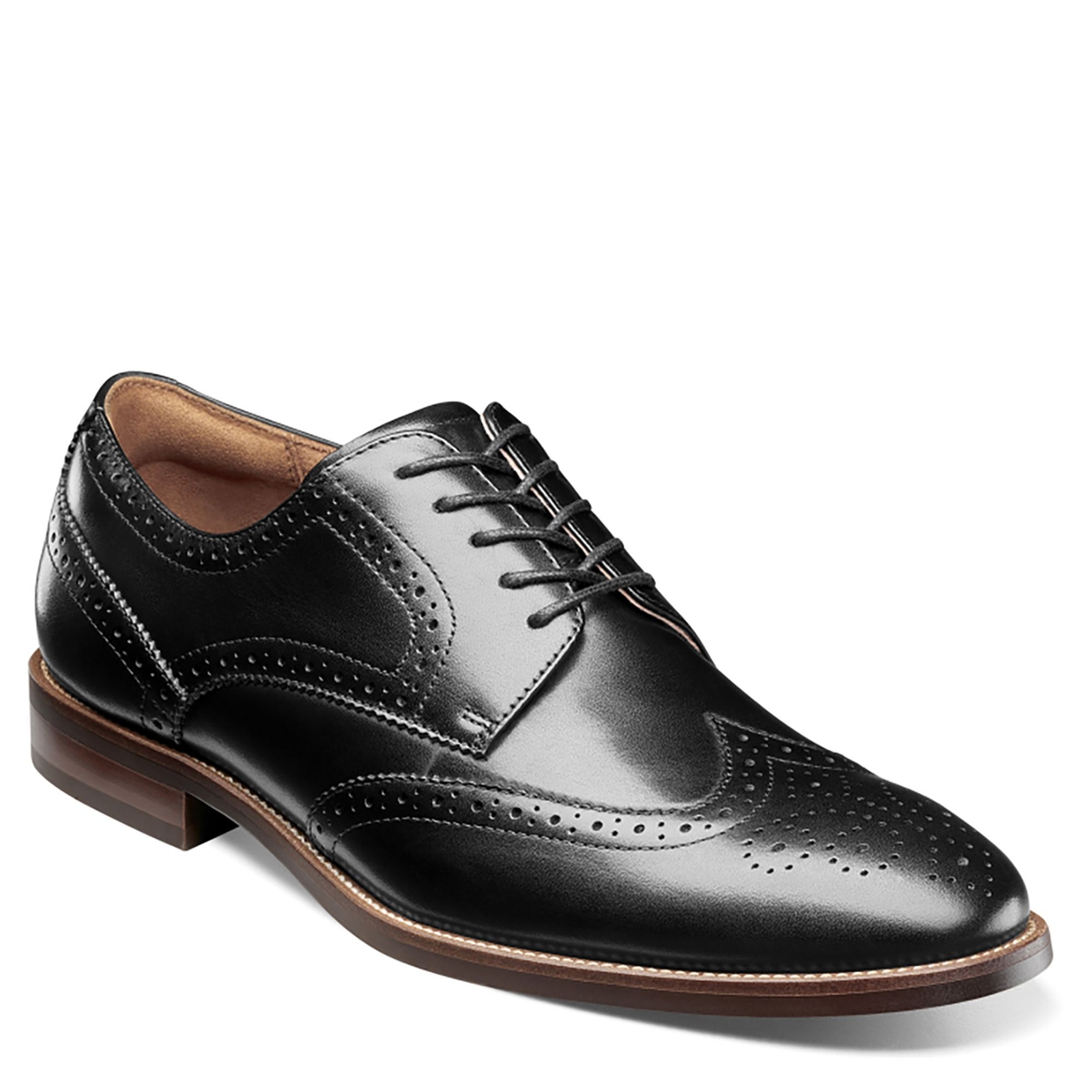 Florsheim Rucci Wing Tip Oxford Men's Black Oxford 11.5 D