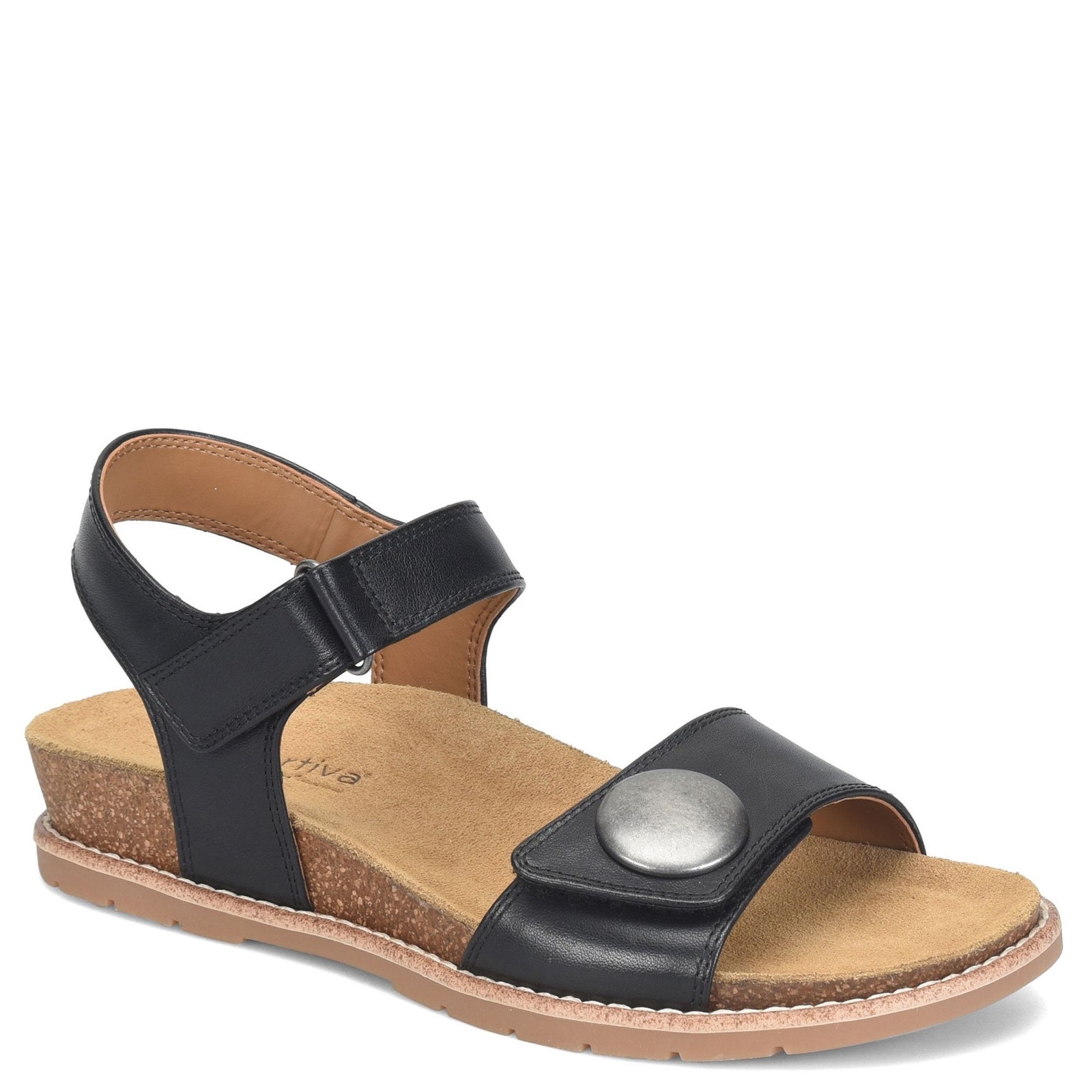 Comfortiva Gwen Women's Black Sandal 10 M
