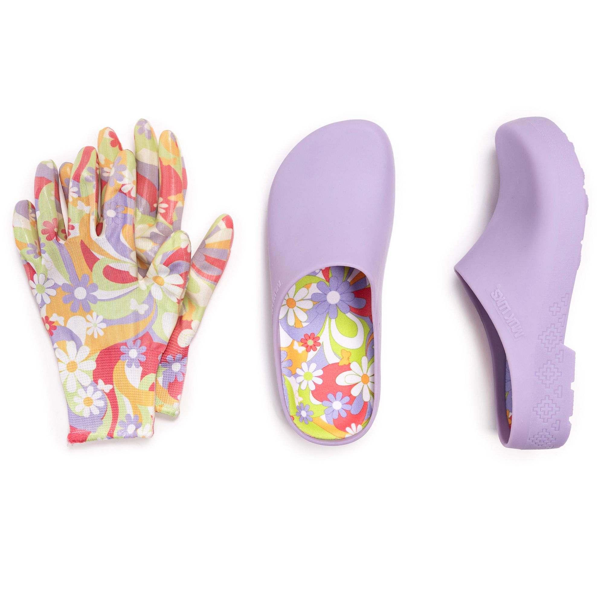 MUK LUKS Garden Clog and Glove Set Womens Slip On 3290₽