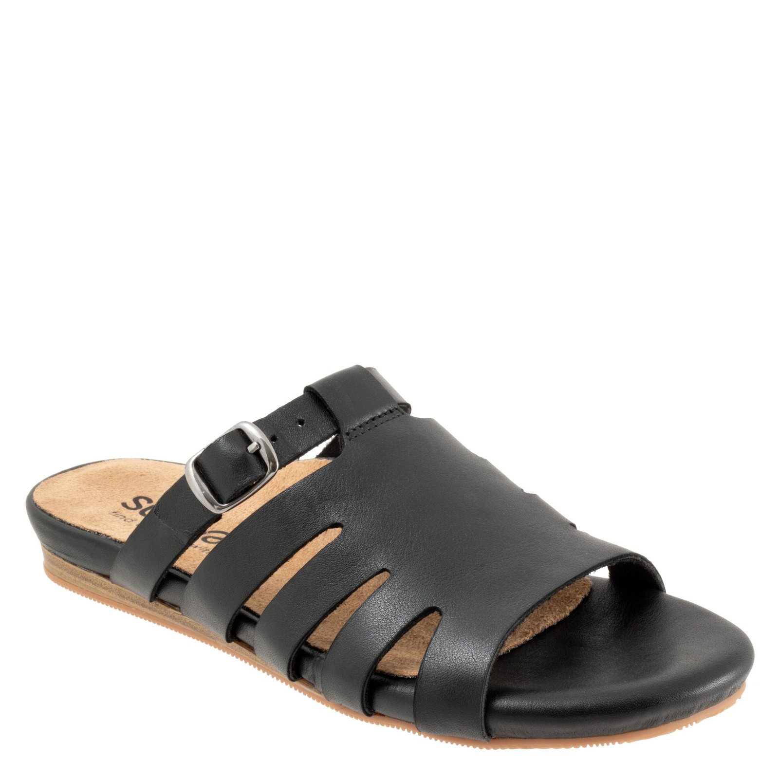 Softwalk Carolina Women's Black Sandal 10.5 N