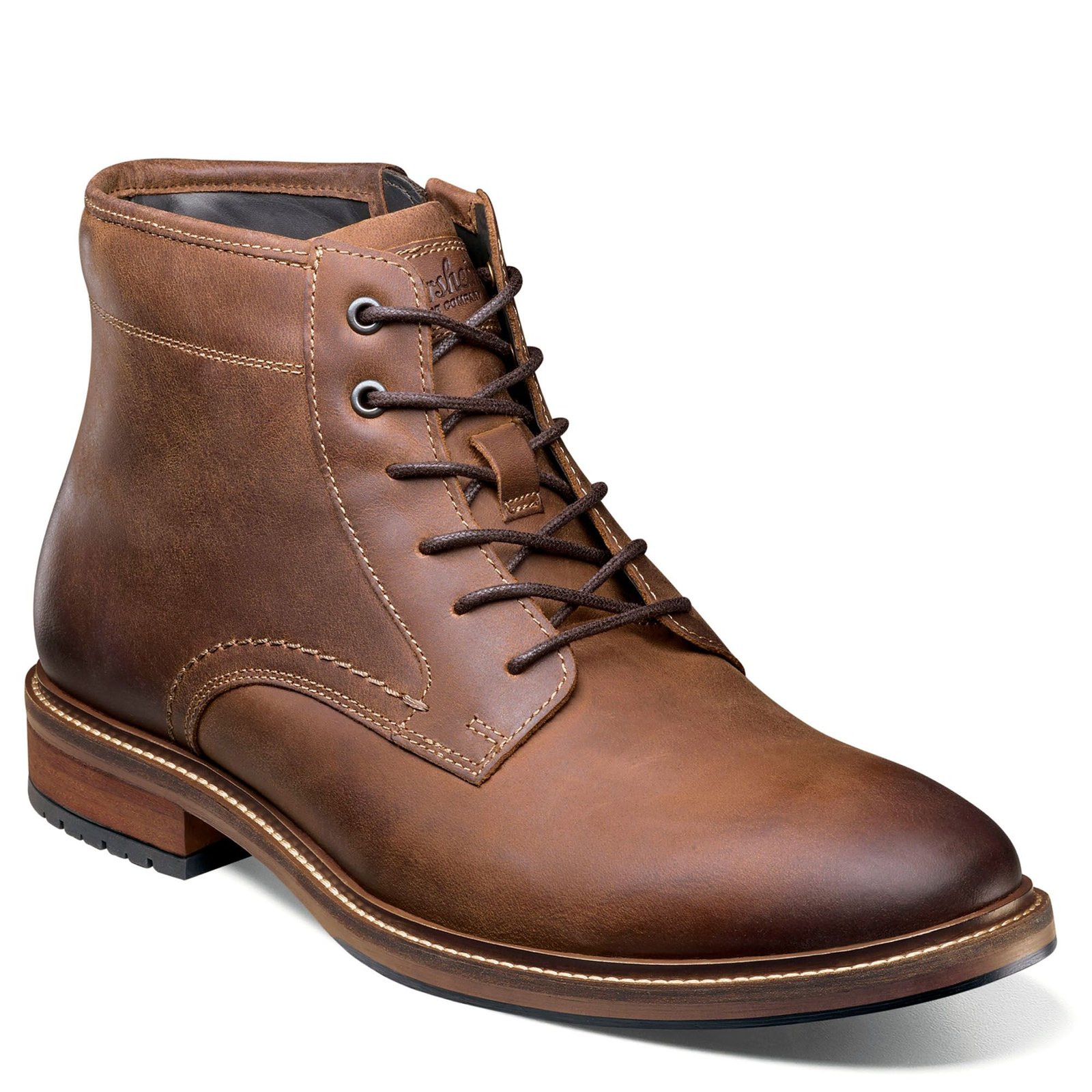 Florsheim Forge Plain Toe Lace Up Boot Men's Brown Boot 12 W