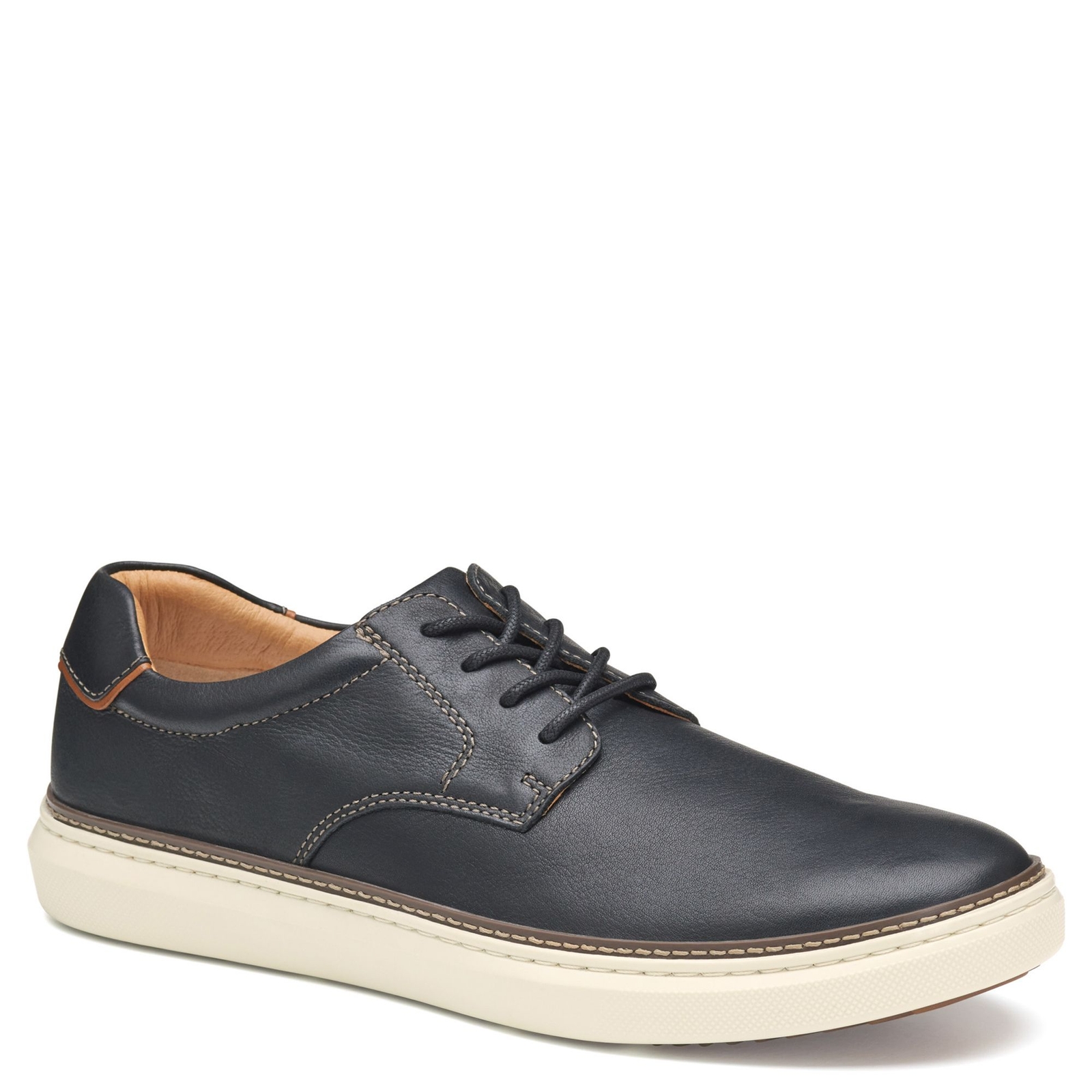 Johnston & Murphy McGuffey 2 Plain Toe Men's Black Oxford 8.5 M