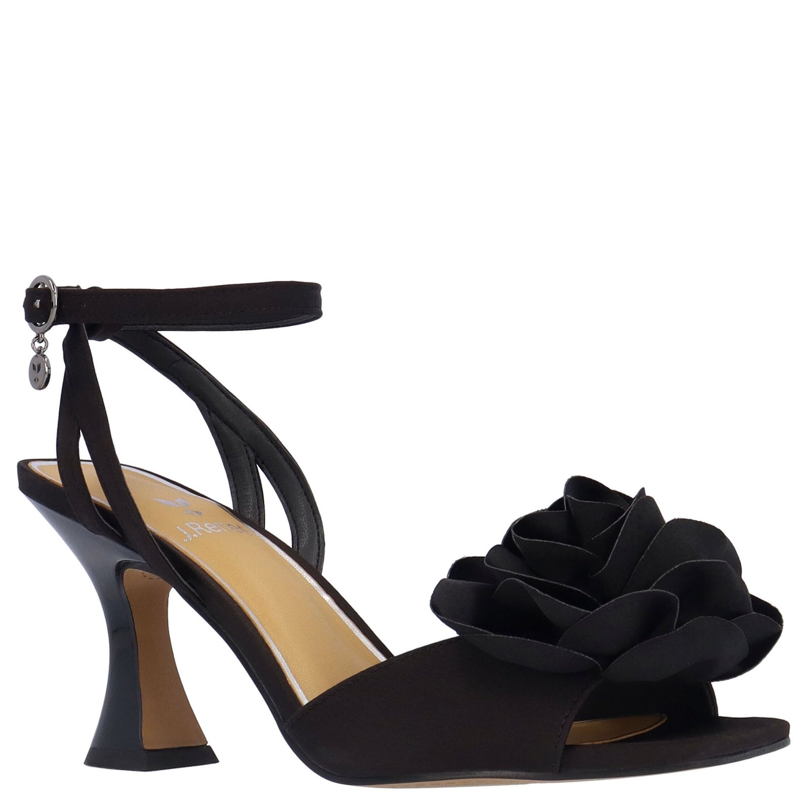 J. Renee Pomeline Women's Black Sandal 12