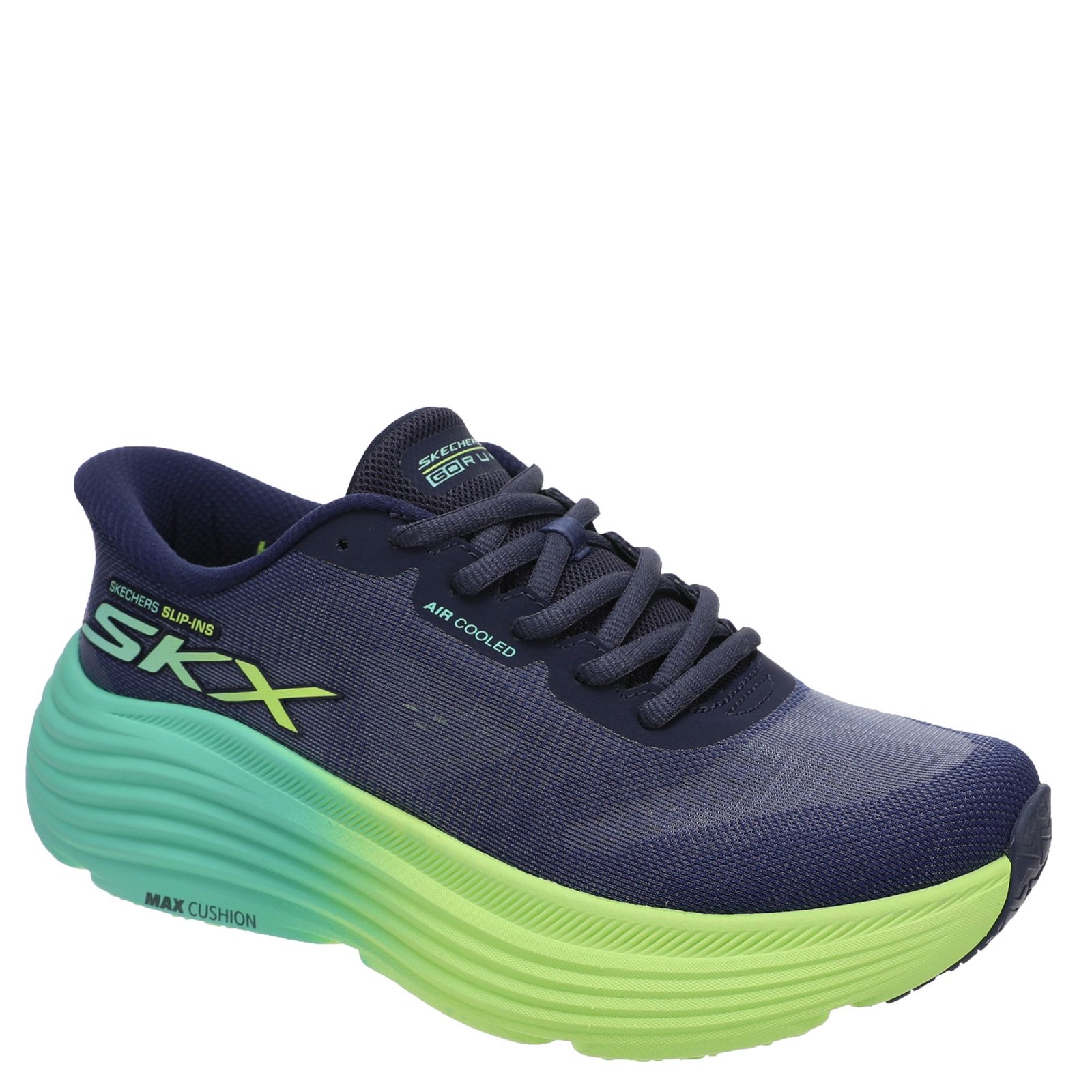 Skechers Performance Slip-Ins: Go Run Max Cushioing Endeavour-Hallandale Women's Navy Running 8.5 M